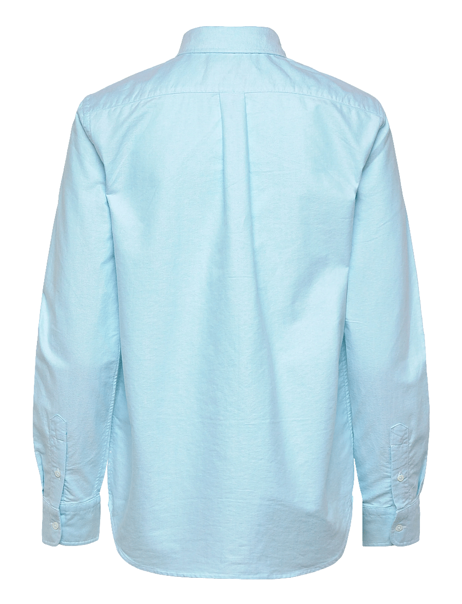 Polo Ralph Lauren - The Iconic Classic Fit Oxford Shirt - jeansskjortor - acadia blue - 1