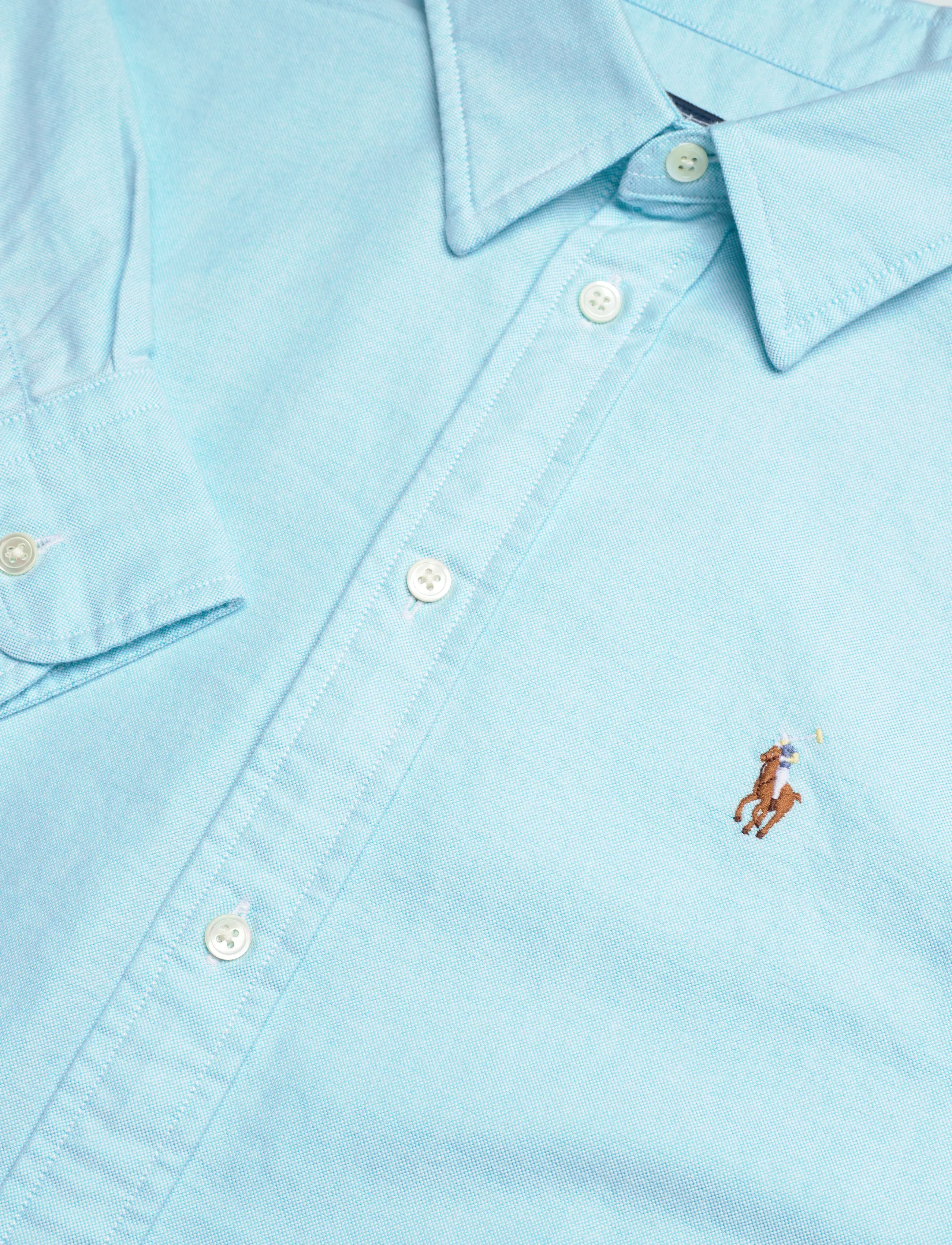 Polo Ralph Lauren - The Iconic Classic Fit Oxford Shirt - denimskjorter - acadia blue - 2