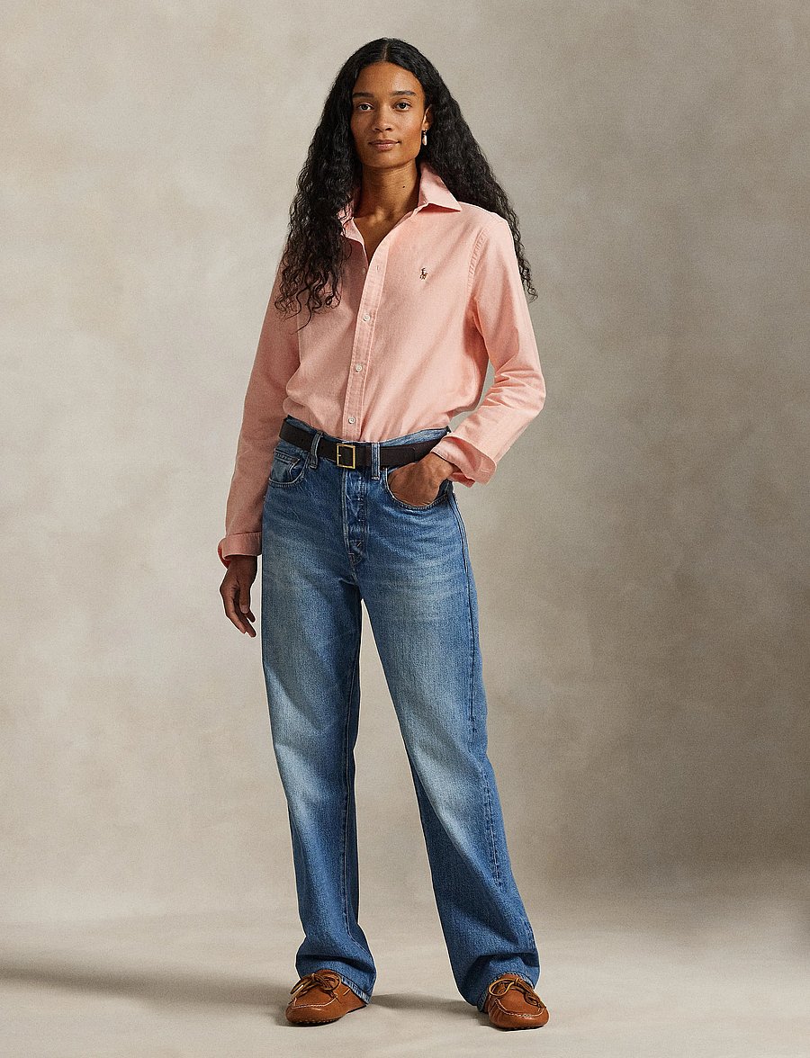 Polo Ralph Lauren - The Iconic Classic Fit Oxford Shirt - jeanshemden - peach tree - 0