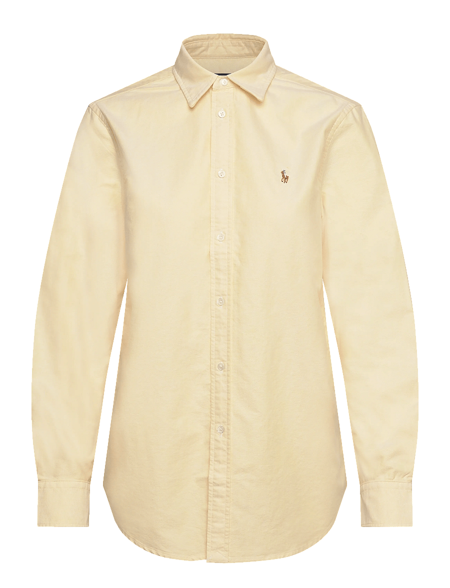 Polo Ralph Lauren - The Iconic Classic Fit Oxford Shirt - denim shirts - wicket yellow - 0