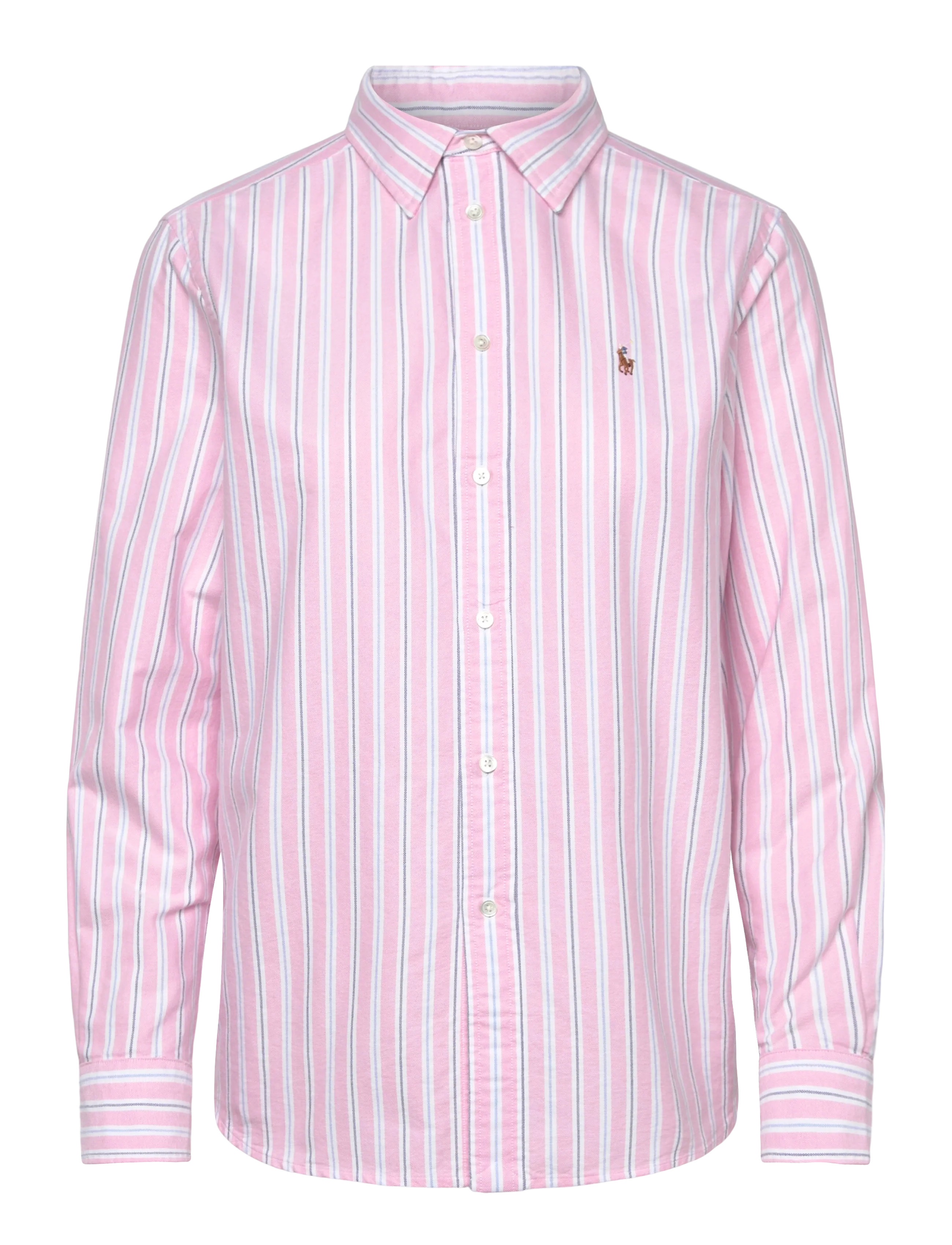 Polo Ralph Lauren 40/1 CTN OXFORD-LSL-BFS - Skjorter - 169 PINK BLUE MUL / pink/rose