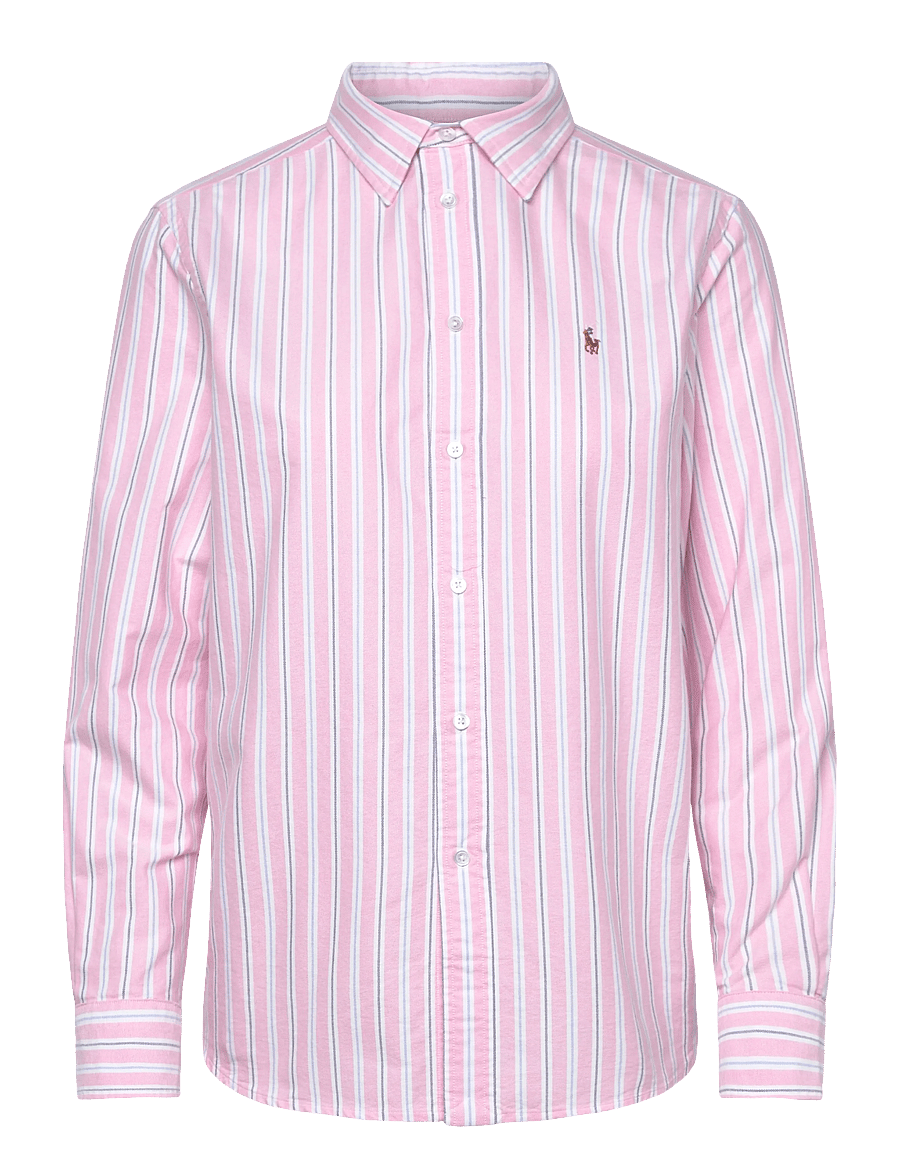 Polo Ralph Lauren - 40/1 CTN OXFORD-LSL-BFS - 169 pink blue mul - 0