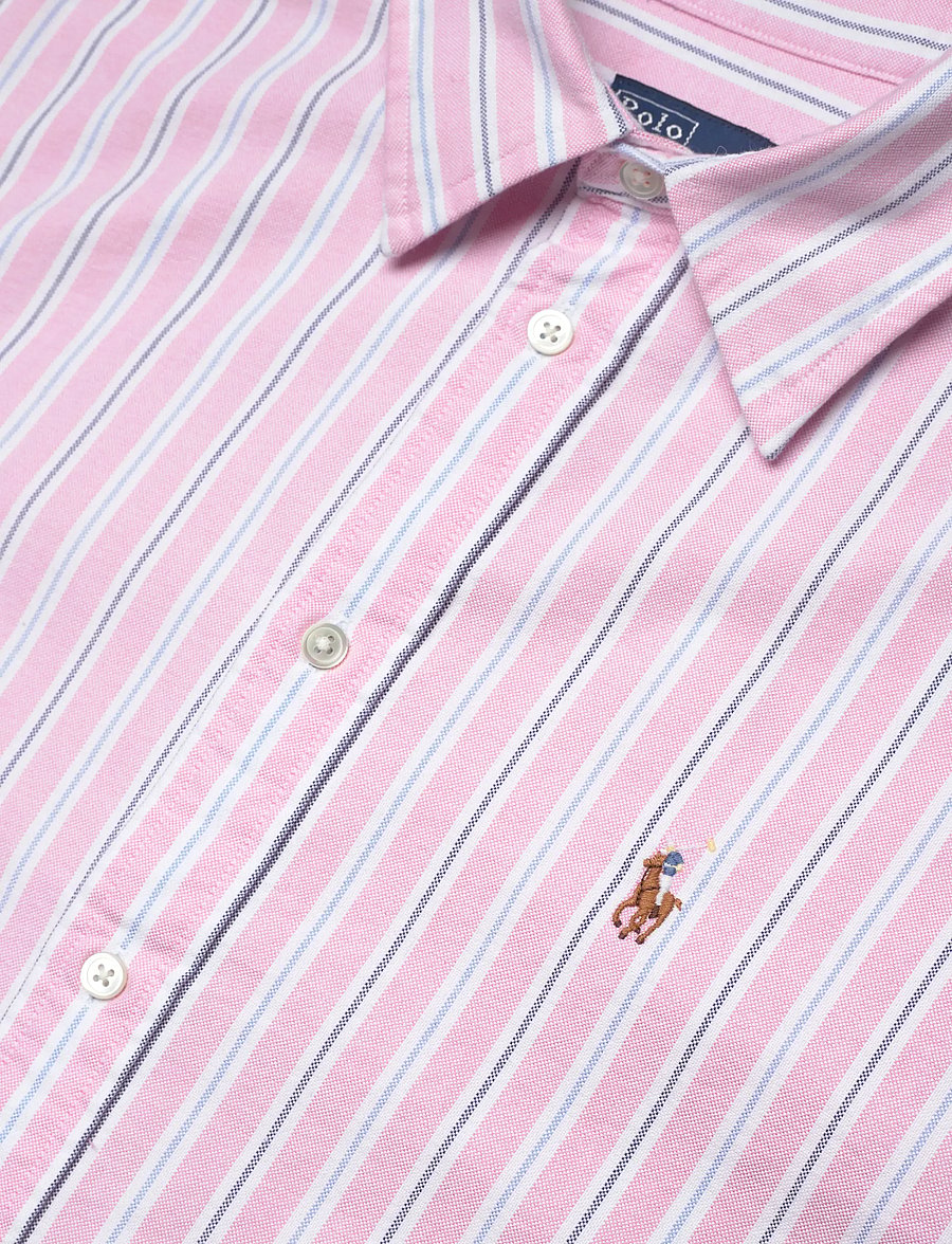 Polo Ralph Lauren - 40/1 CTN OXFORD-LSL-BFS - 169 pink blue mul - 2