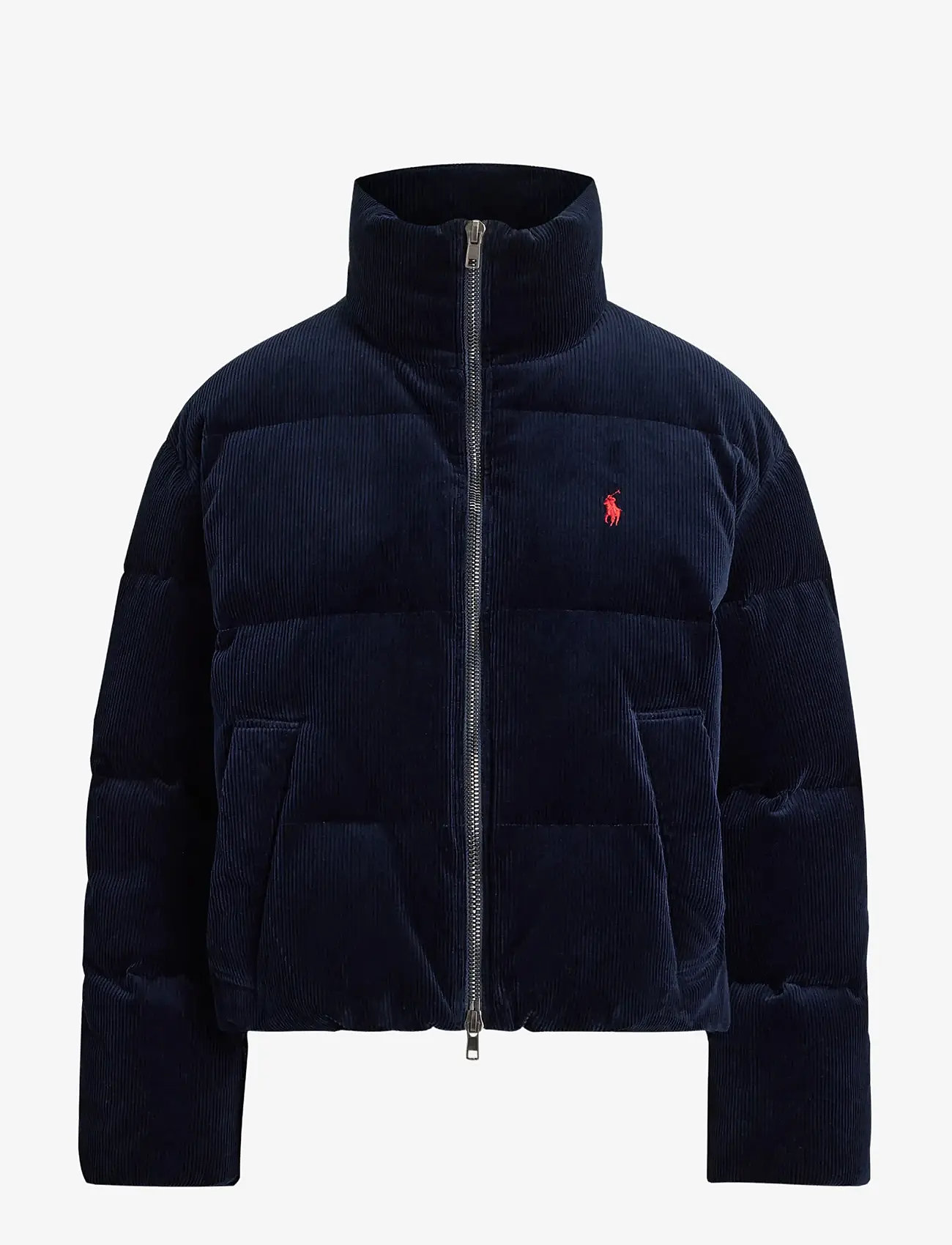 Polo Ralph Lauren - Quilted Corduroy Down Jacket - down- & padded jackets - navy - 1