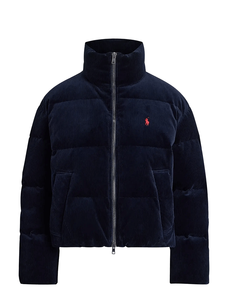 Polo Ralph Lauren - Quilted Corduroy Down Jacket - vestes d'hiver - navy - 1