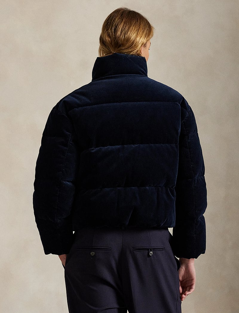 Polo Ralph Lauren - Quilted Corduroy Down Jacket - down- & padded jackets - navy - 2