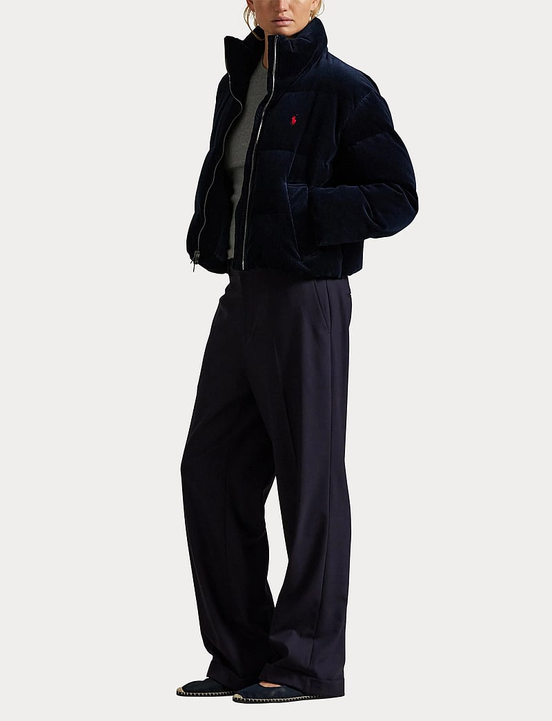 Polo Ralph Lauren - Quilted Corduroy Down Jacket - down- & padded jackets - navy - 4