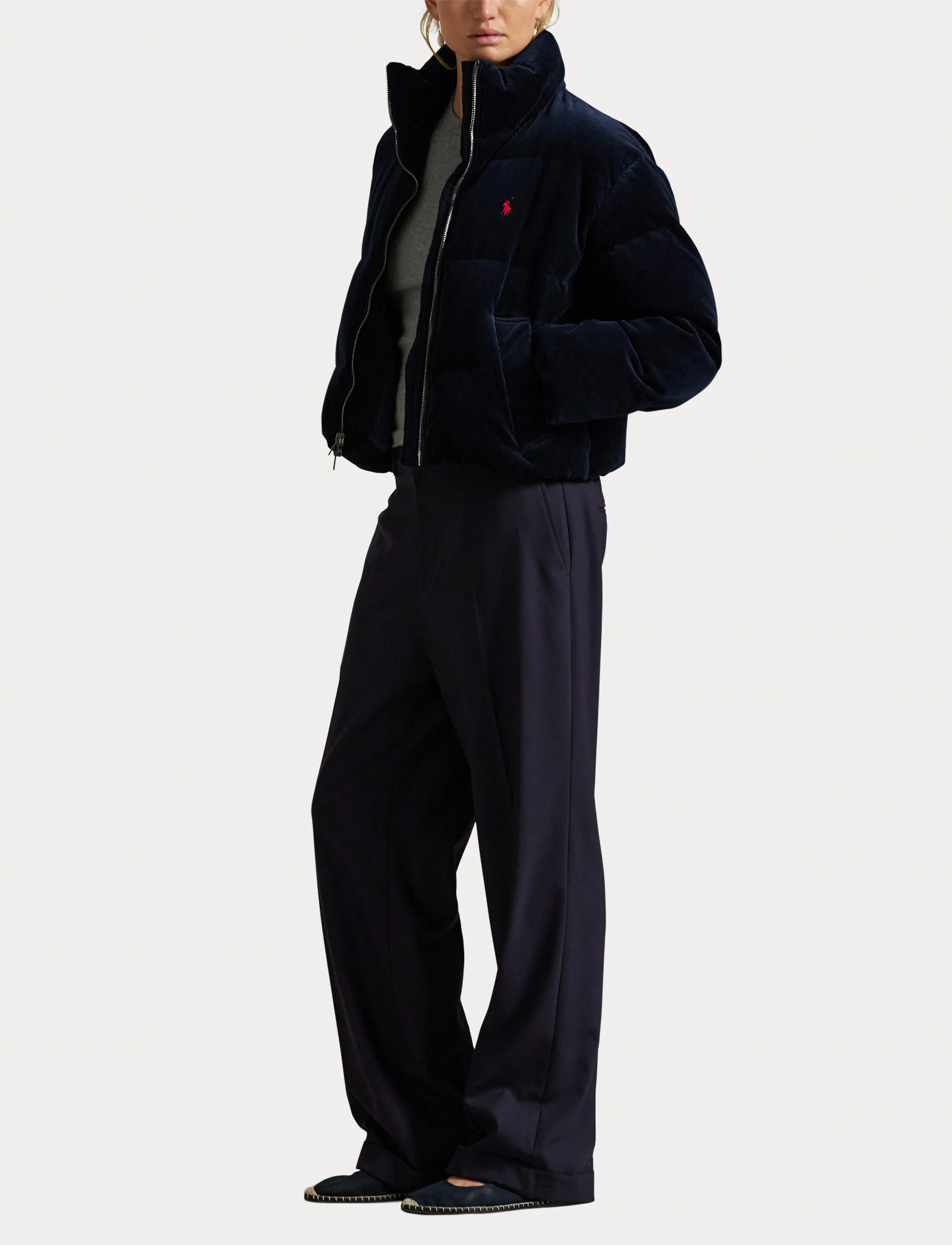 Polo Ralph Lauren - Quilted Corduroy Down Jacket - vestes d'hiver - navy - 4