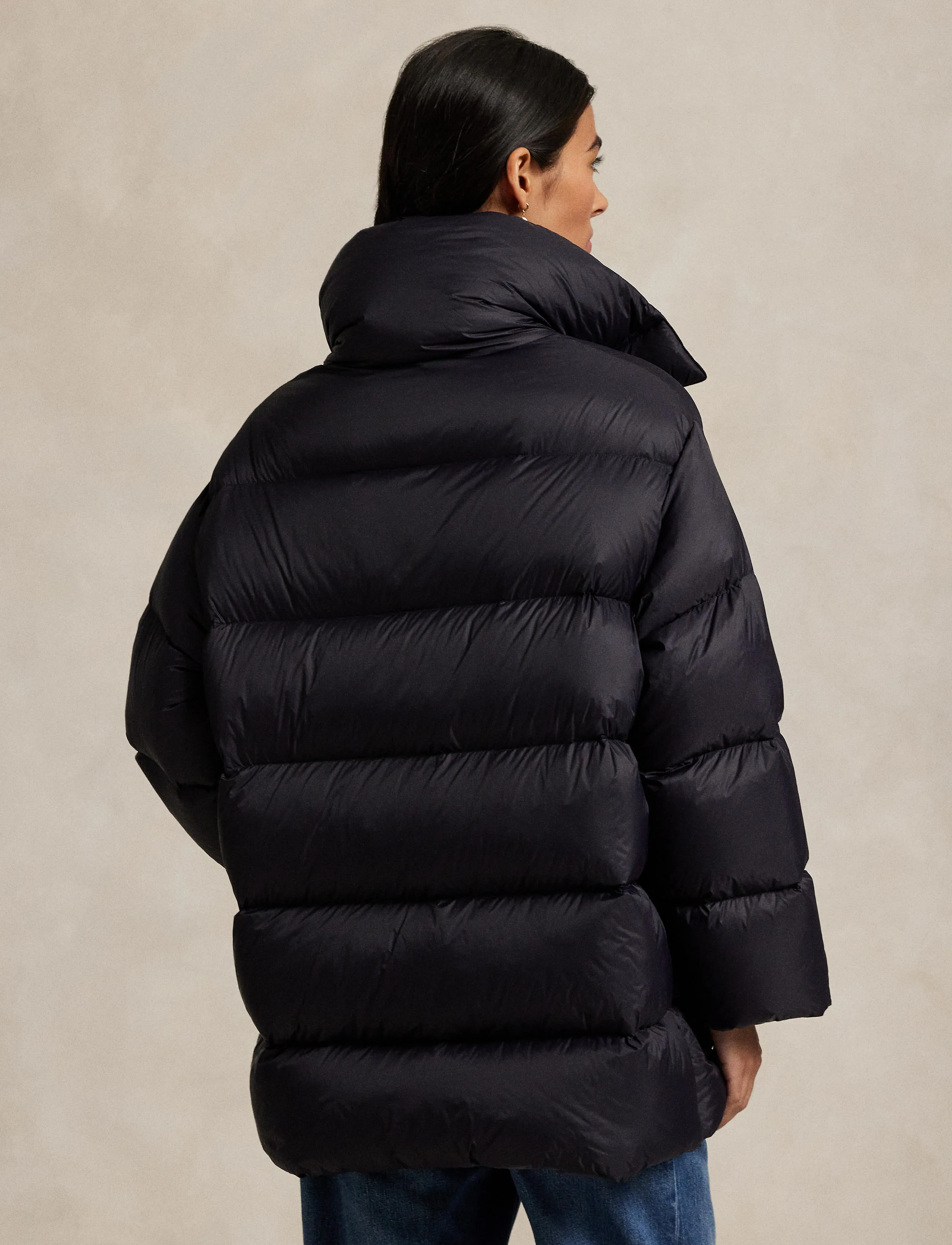 Polo Ralph Lauren - Quilted Hooded Down Jacket - gefütterte & daunenjacken - polo black - 2