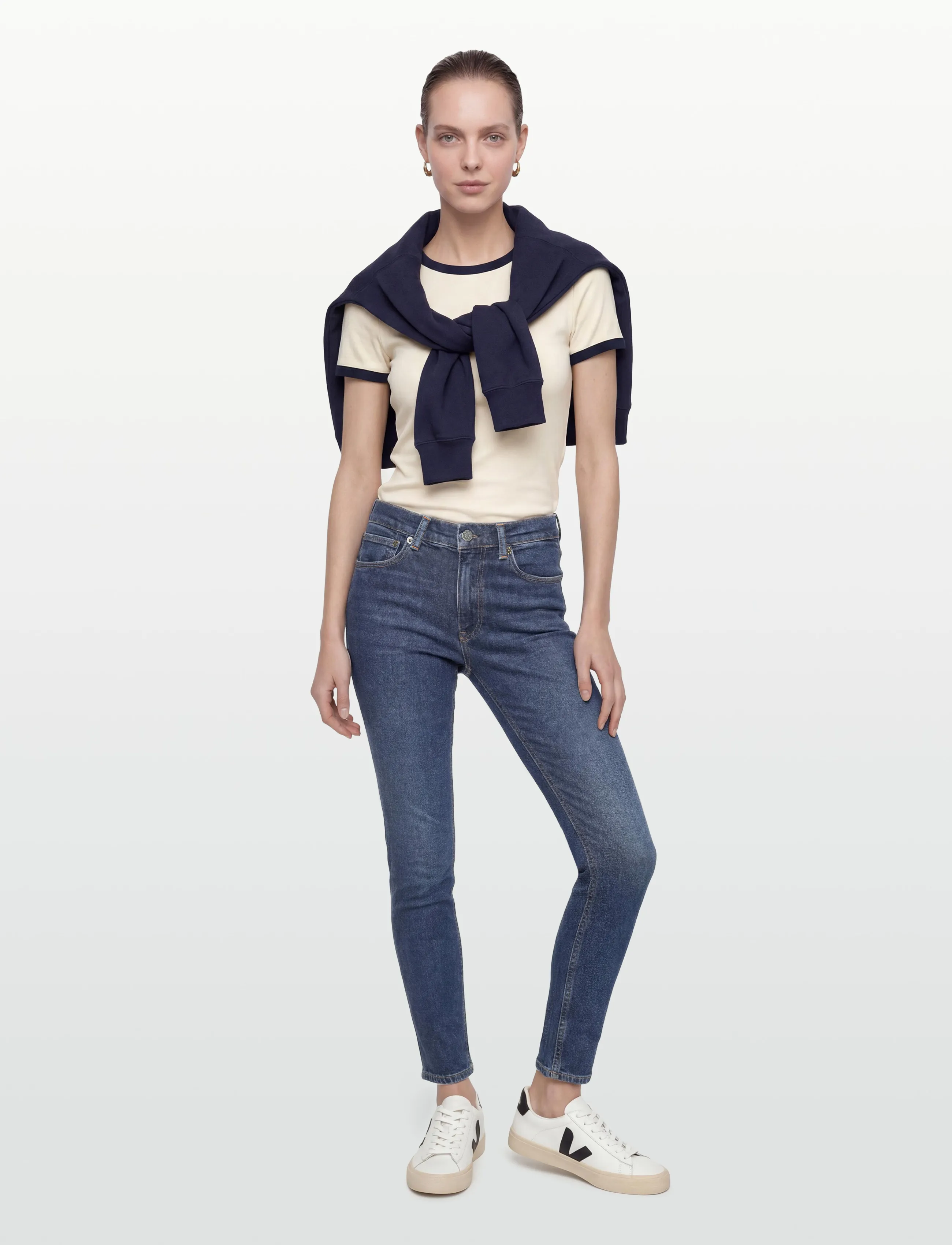 Polo Ralph Lauren LOW STR DENIM-AKL-KIN - Campaign - CELEBES WASH / blue