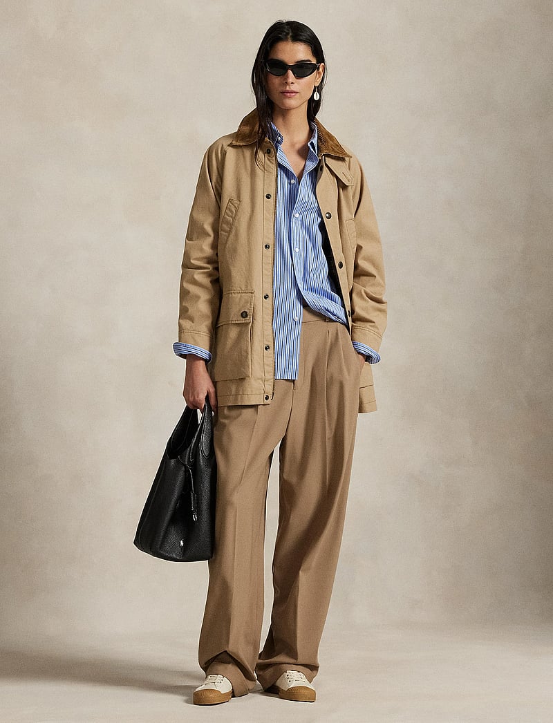 Polo Ralph Lauren - Cotton Utility Jacket - utility-jakker - vintage khaki - 0