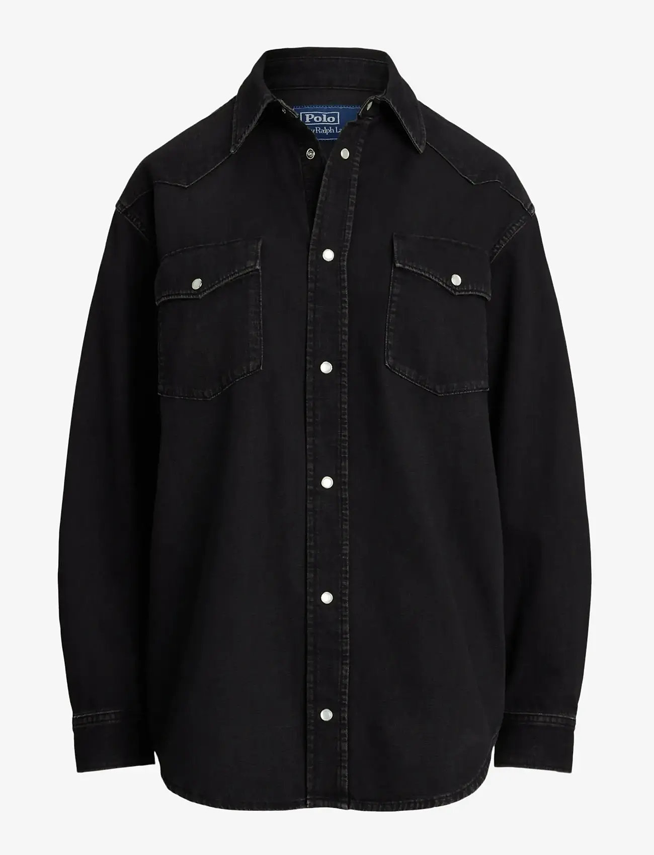 Polo Ralph Lauren - Big Fit Denim Western Shirt - denim shirts - bizella wash - 1