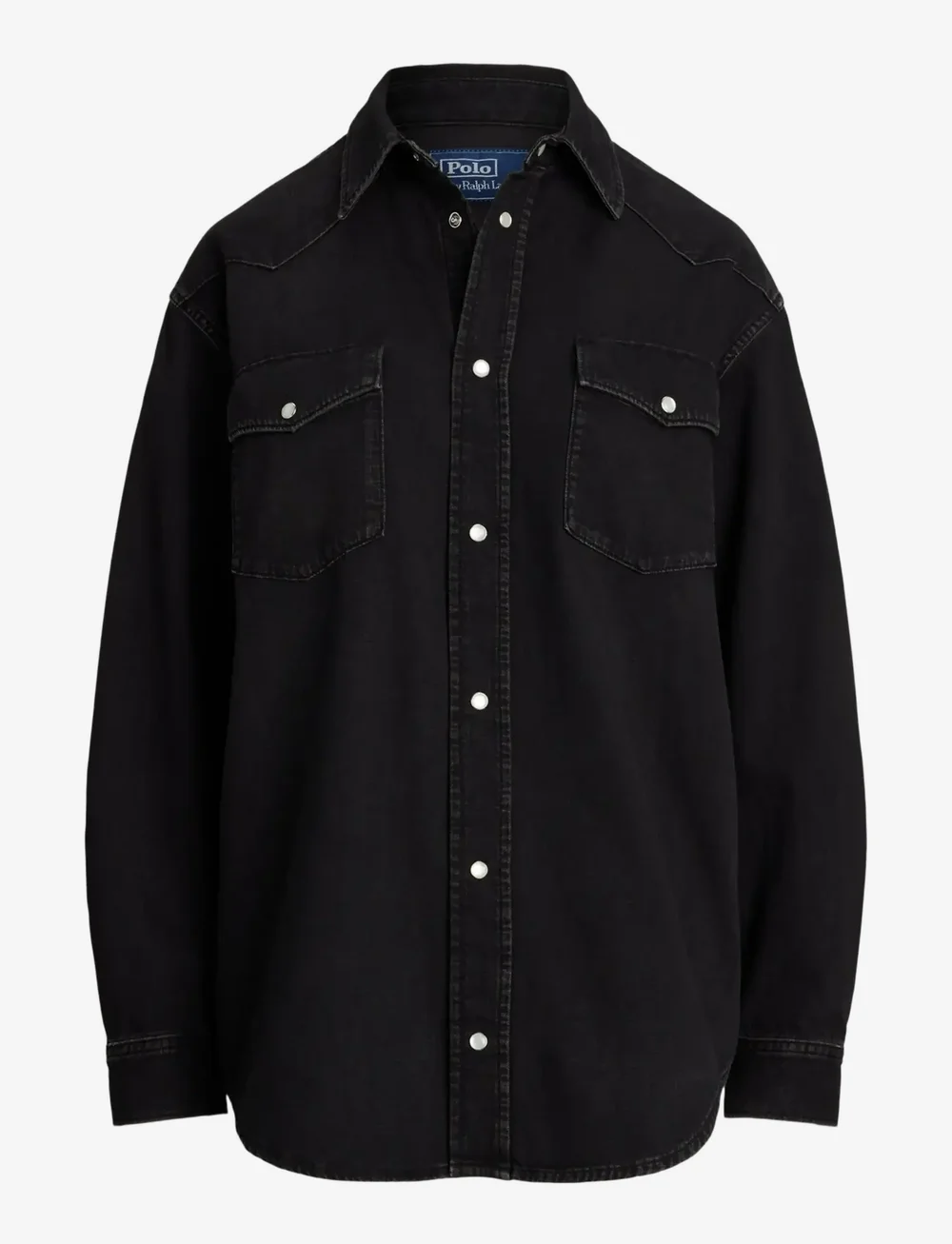 Polo Ralph Lauren - Big Fit Denim Western Shirt - chemises en jeans - bizella wash - 1