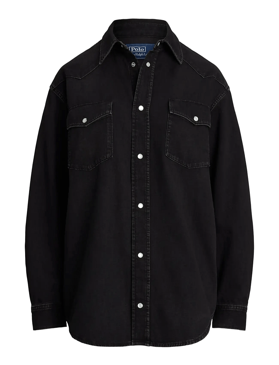 Polo Ralph Lauren - Big Fit Denim Western Shirt - bizella wash - 1