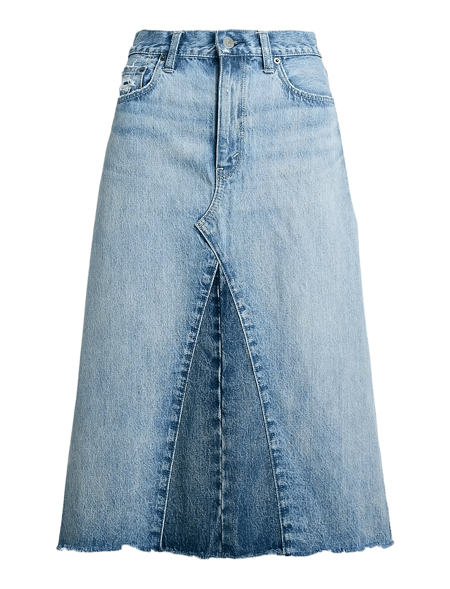 Polo Ralph Lauren - Paneled Denim A-Line Skirt - jupes en jeans - lindale wsh - 1