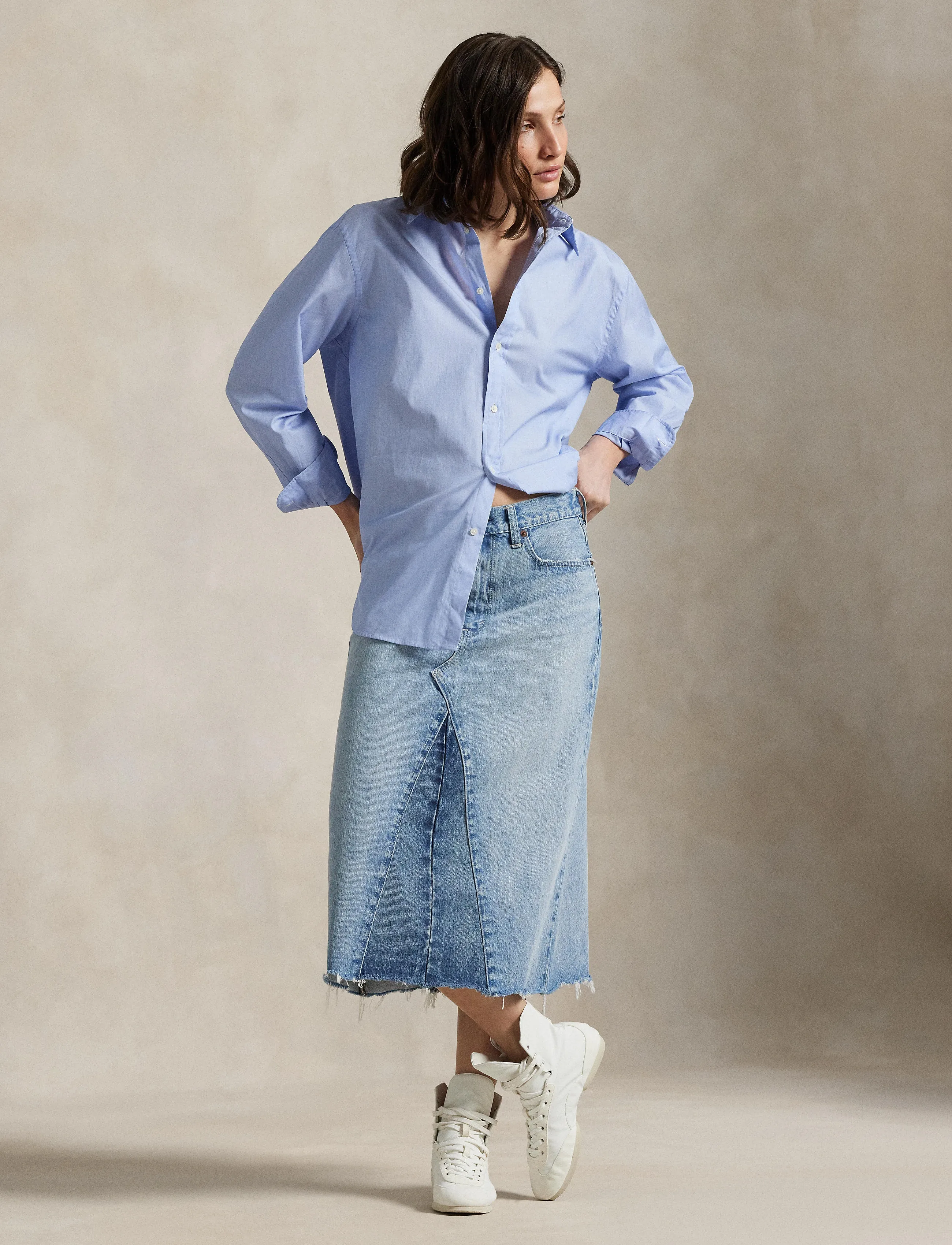 Polo Ralph Lauren - Paneled Denim A-Line Skirt - jupes en jeans - lindale wsh - 3