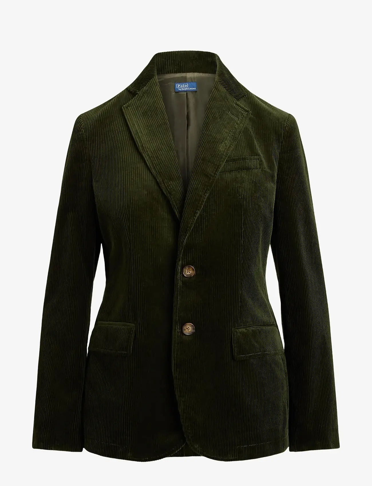 Polo Ralph Lauren - Cotton Corduroy Blazer - Ühes joones nööpidega bleiserid - olive - 1