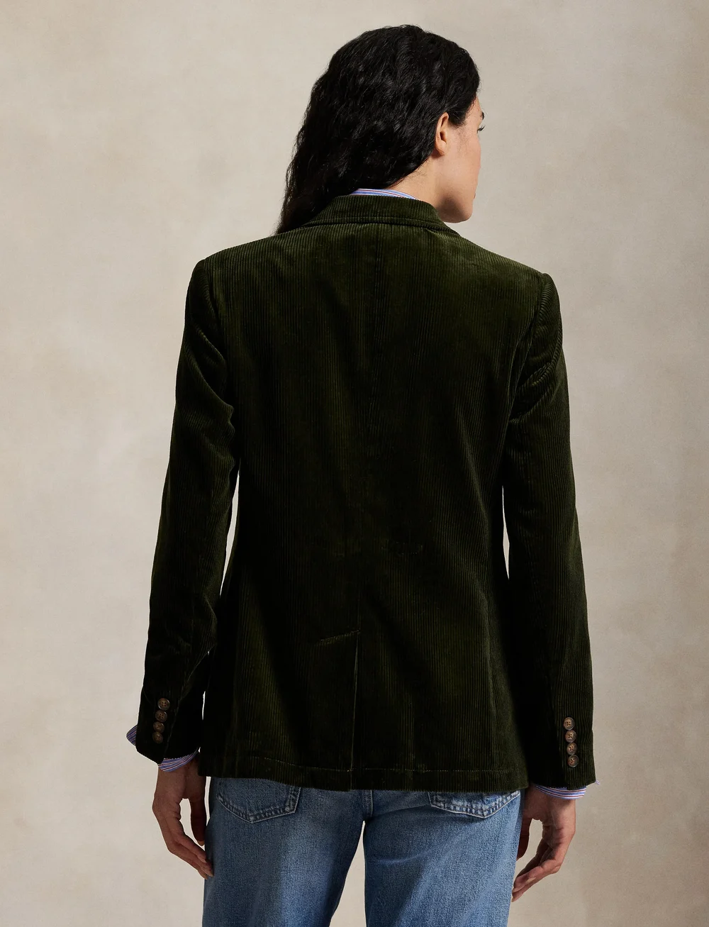 Polo Ralph Lauren - Cotton Corduroy Blazer - einreihige blazer - olive - 2