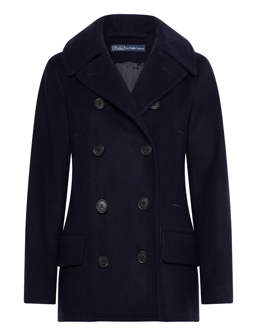 Polo Ralph Lauren - 1/13NM WOOL MELTON-WVN-COAT - winterjacken - ink - 0