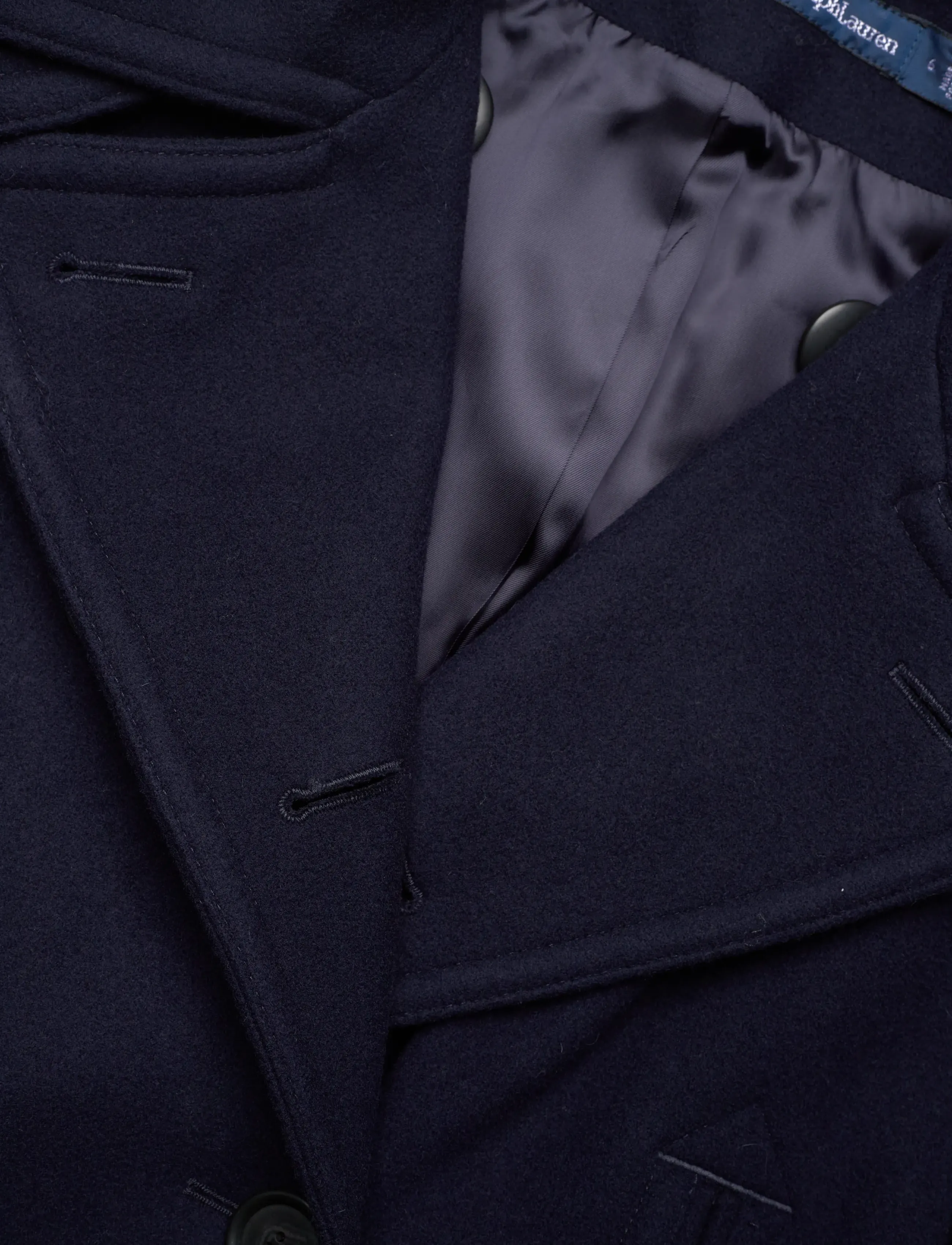 Polo Ralph Lauren - 1/13NM WOOL MELTON-WVN-COAT - winterjacken - ink - 3