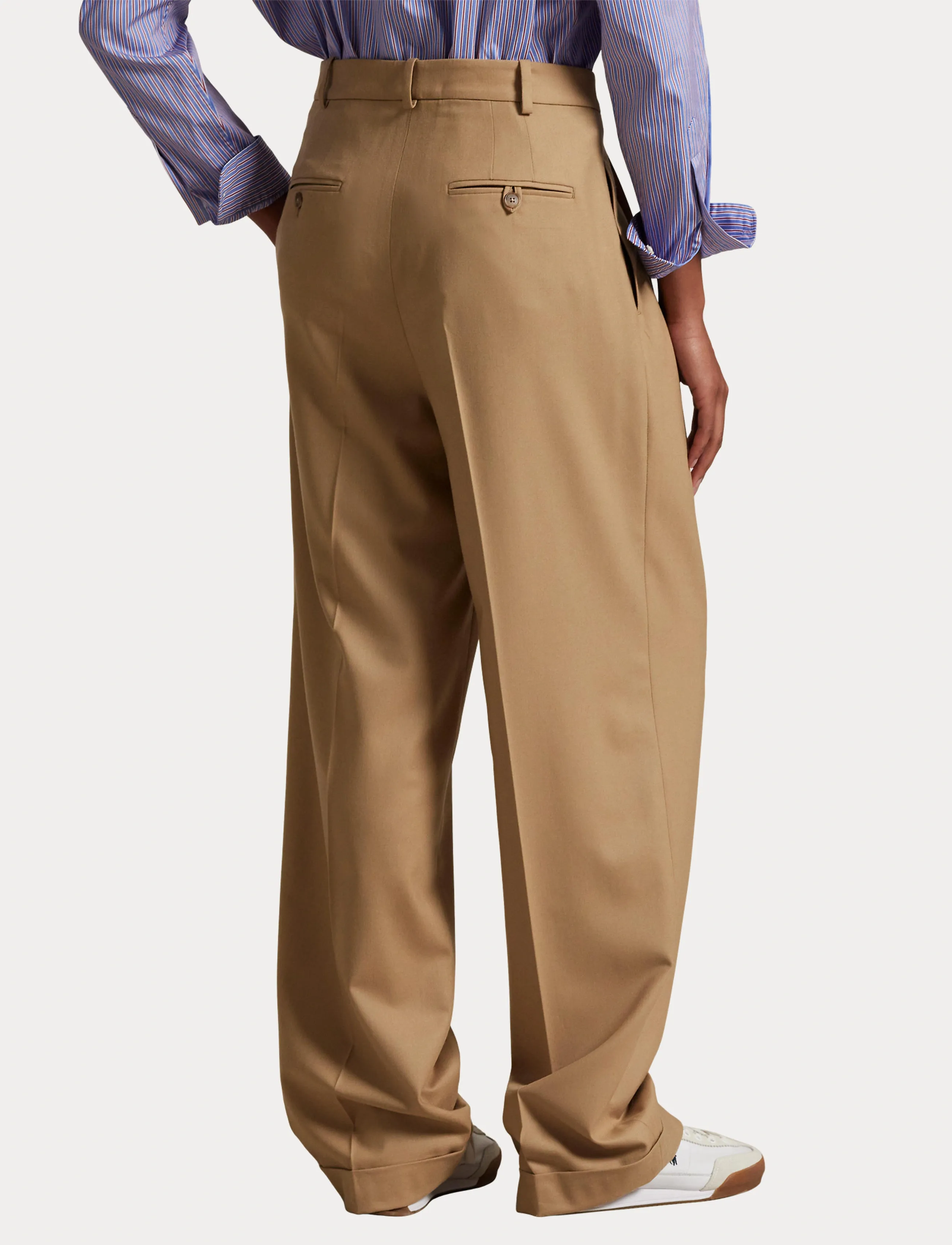 Polo Ralph Lauren Flannel Wide-Leg Pant kostymbyxor dam – bild 6