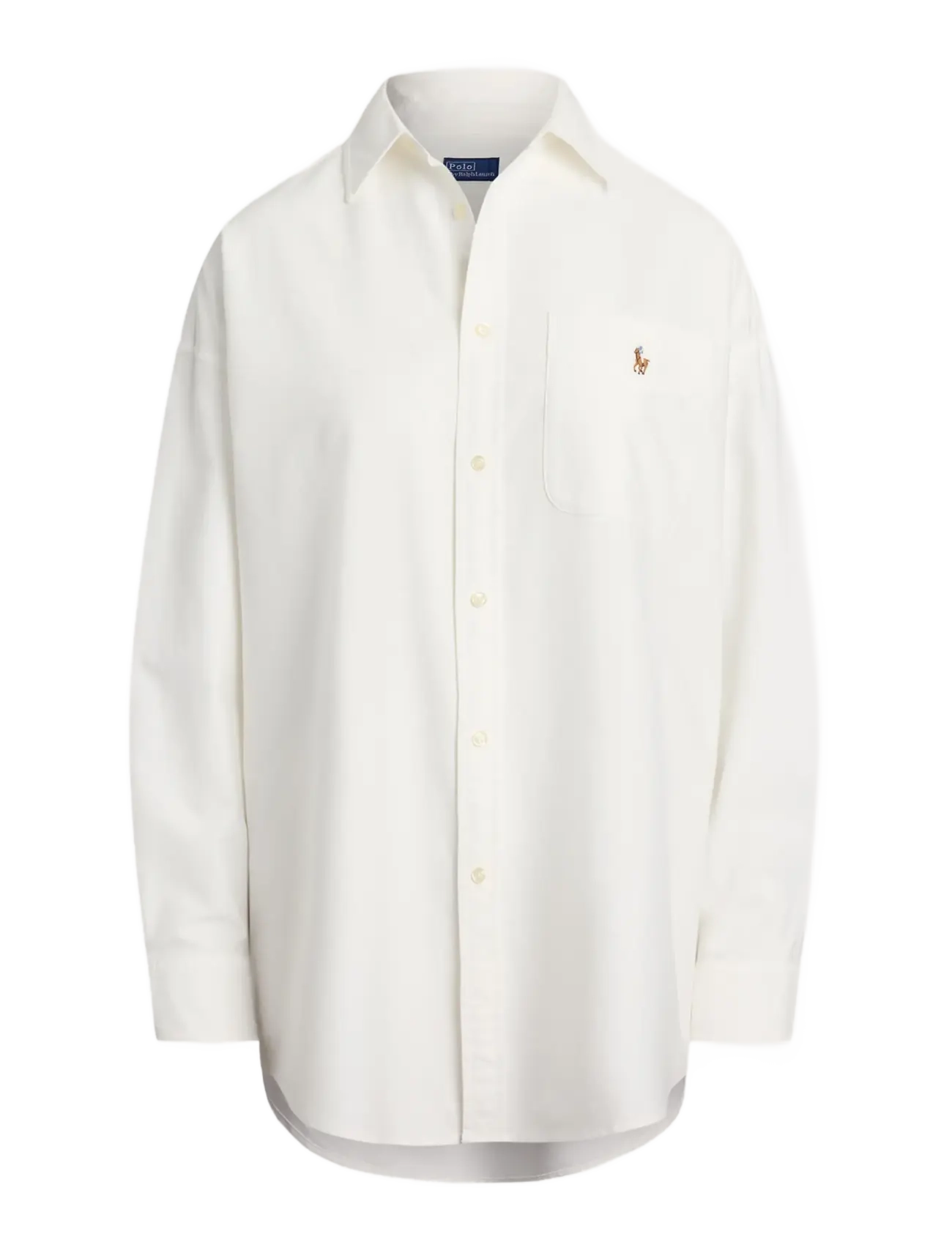 Polo Ralph Lauren The Big Cotton Oxford Shirt - Blouses & Overhemden - BSR WHITE / white