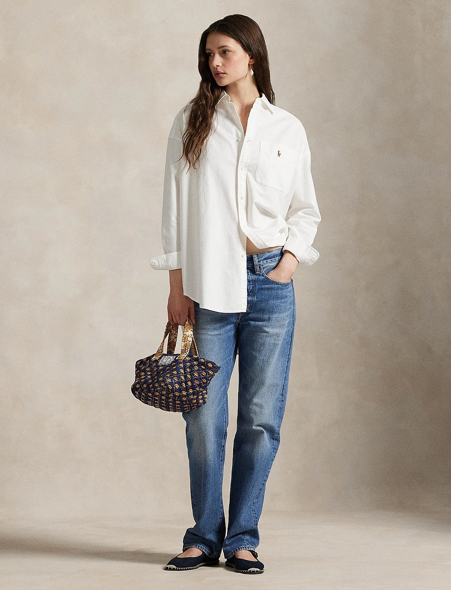 Polo Ralph Lauren - The Big Cotton Oxford Shirt - bsr white - 0