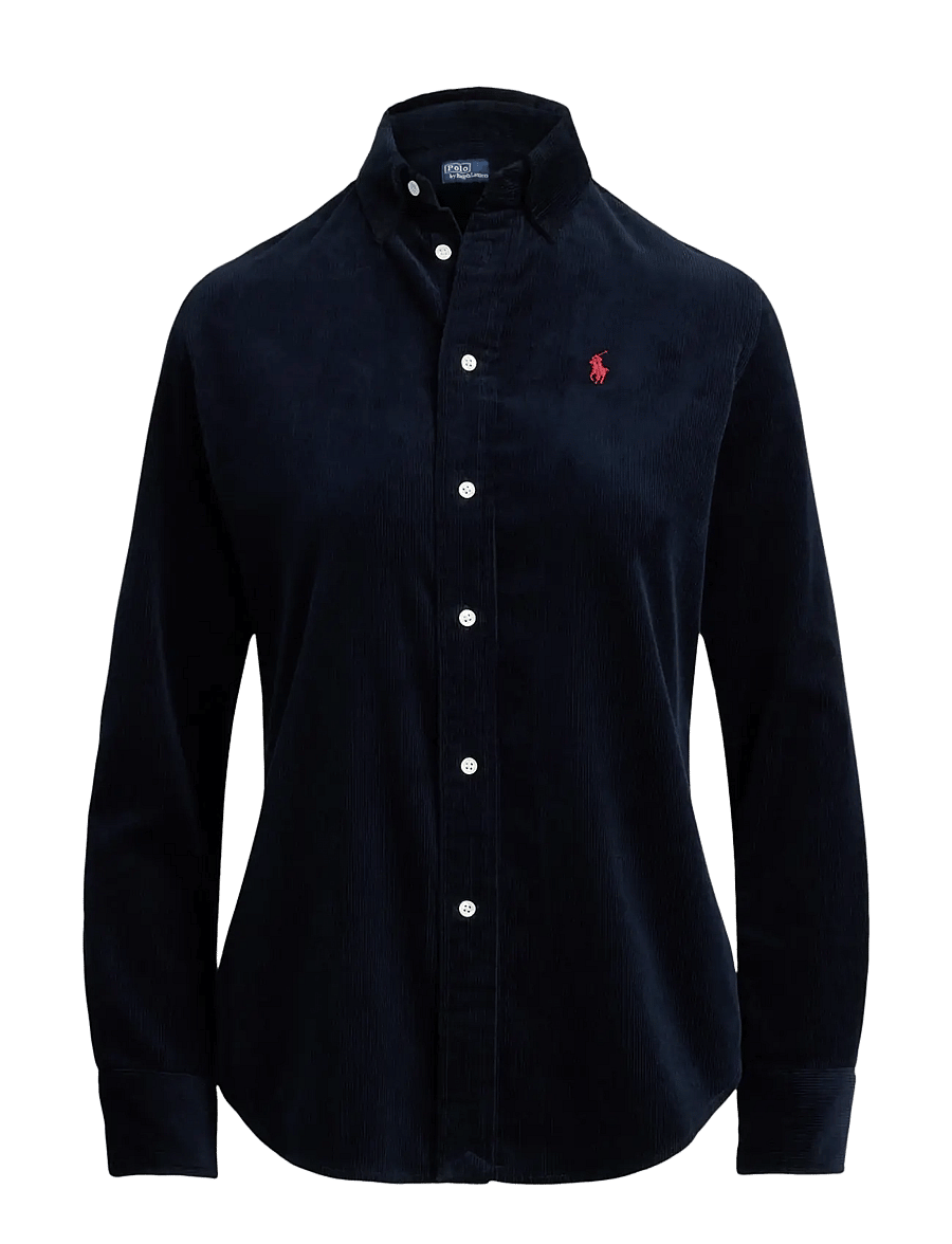 Polo Ralph Lauren - Stretch Slim Fit Cotton Corduroy Shirt - chemises en jeans - navy - 1