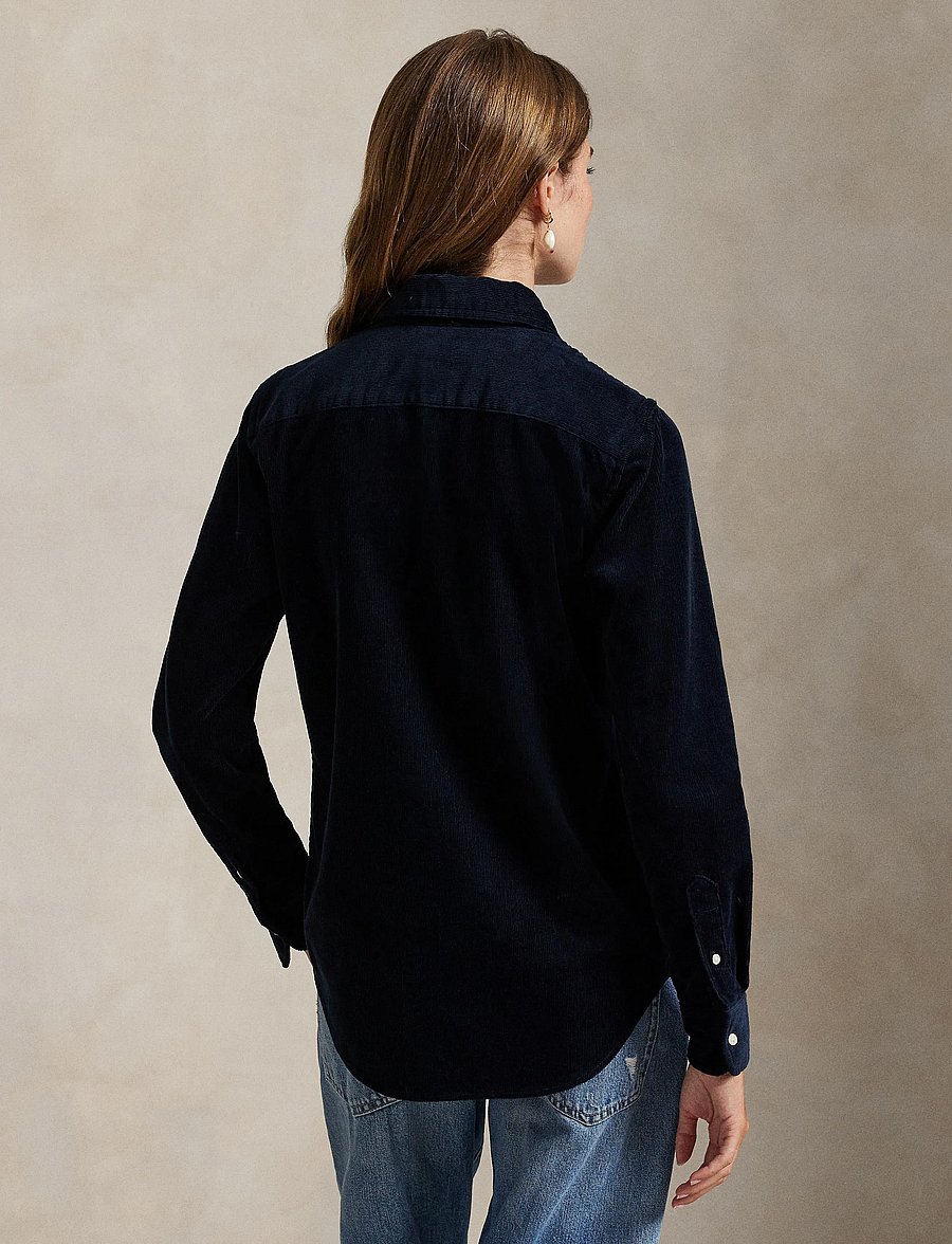 Polo Ralph Lauren - Stretch Slim Fit Cotton Corduroy Shirt - chemises en jeans - navy - 2