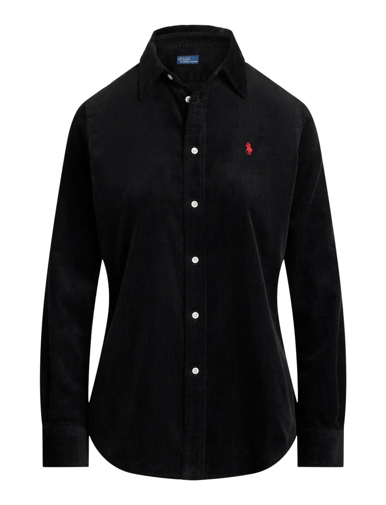 Polo Ralph Lauren Stretch Slim Fit Cotton Corduroy Shirt - Kläder - POLO BLACK / black