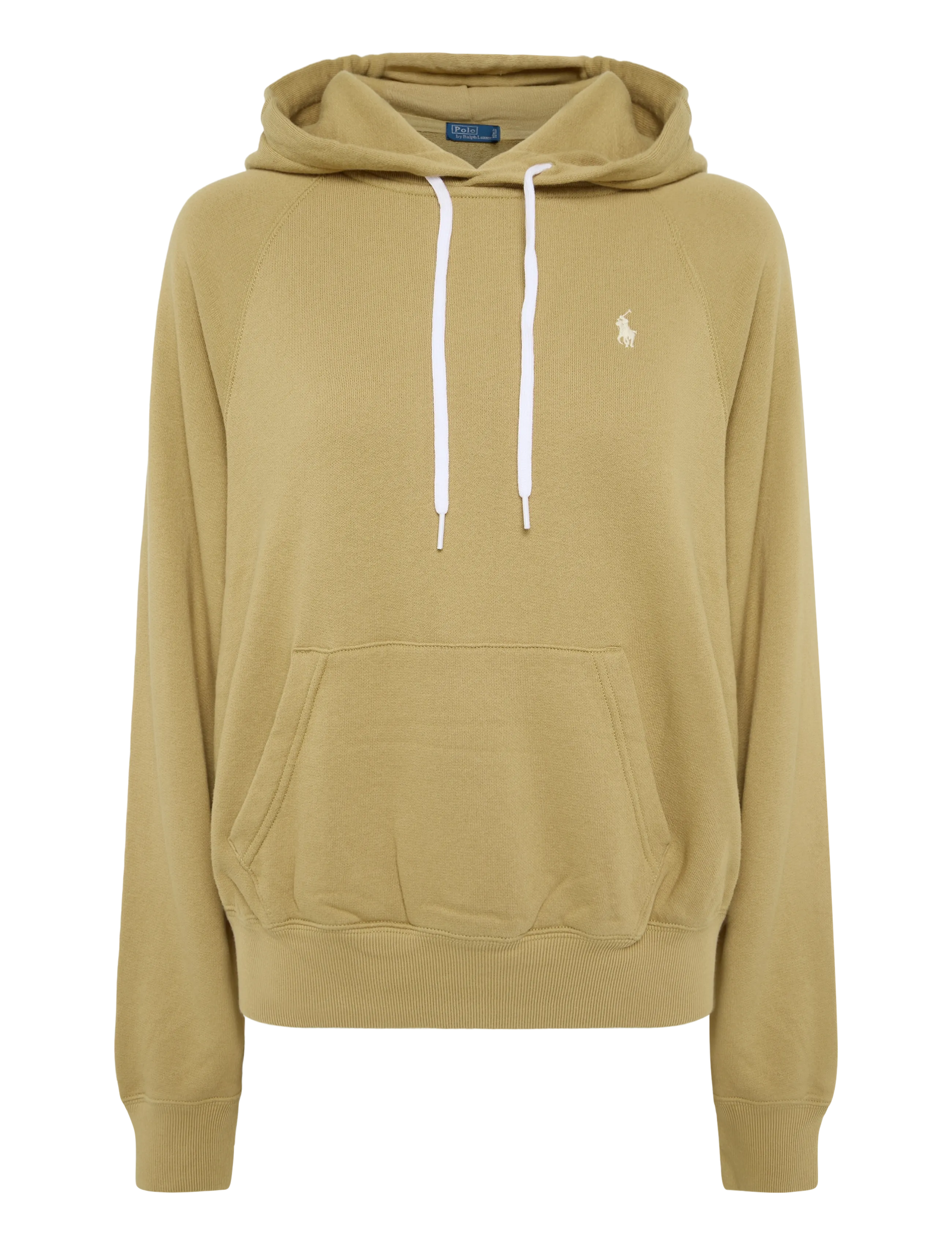 Polo Ralph Lauren Shrunken Fit Lightweight Fleece Hoodie - Sweatshirts - CLASSIC CAMEL / brown