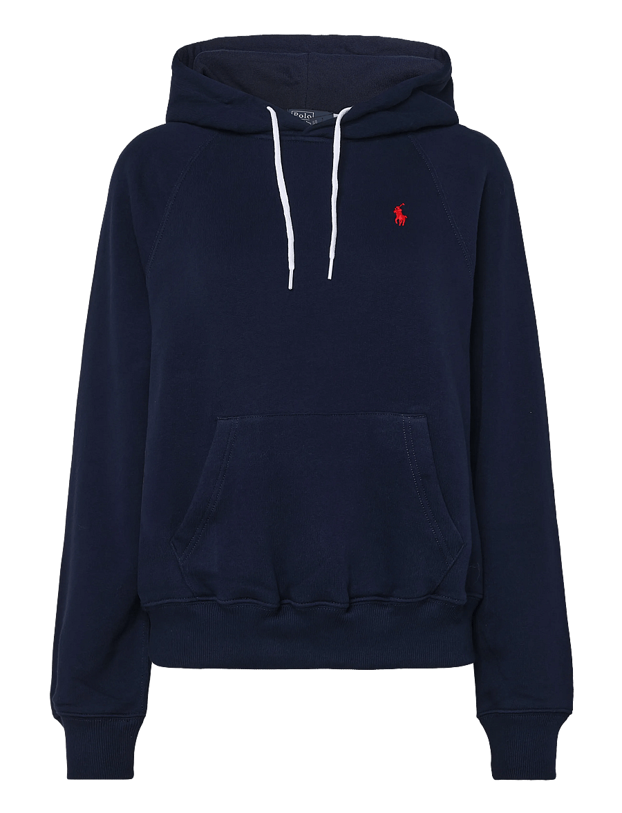 Polo Ralph Lauren - Shrunken Fit Lightweight Fleece Hoodie - hoodies - cruise navy - 0