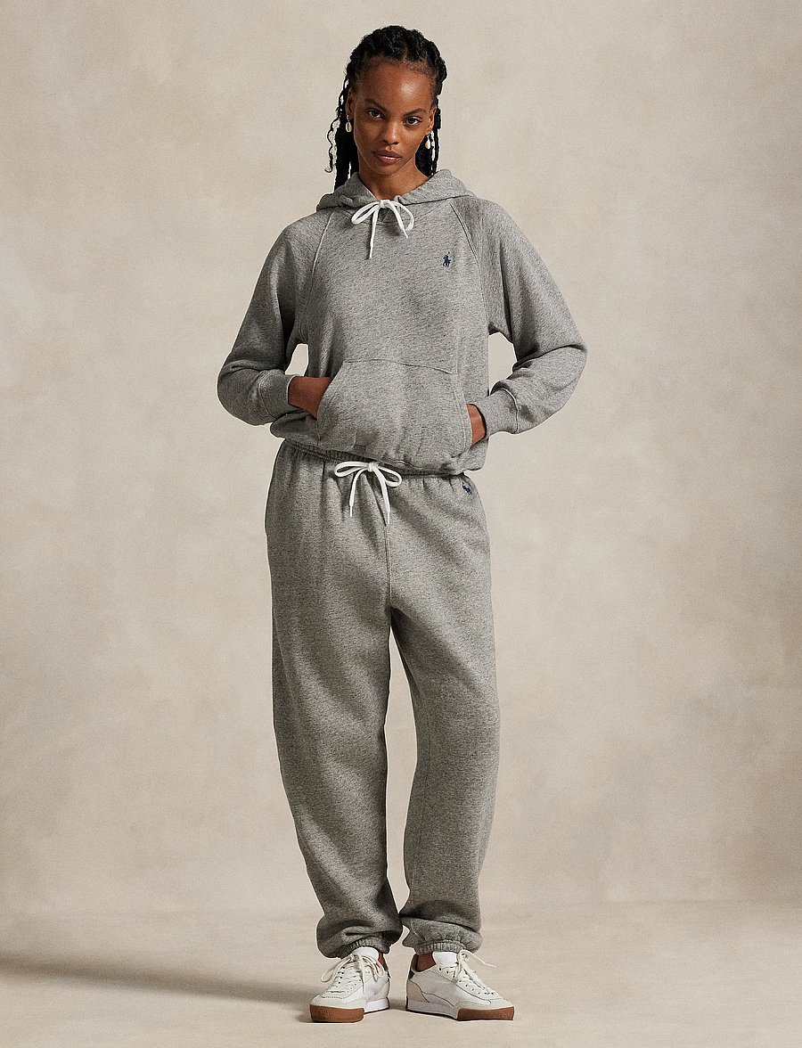Polo Ralph Lauren - Shrunken Fit Lightweight Fleece Hoodie - kapuutsiga pusad - dark vintage heat - 2