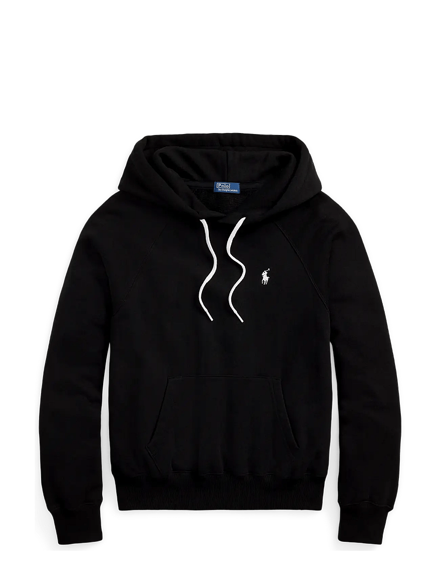 Polo Ralph Lauren - Shrunken Fit Lightweight Fleece Hoodie - hættetrøjer - polo black - 1
