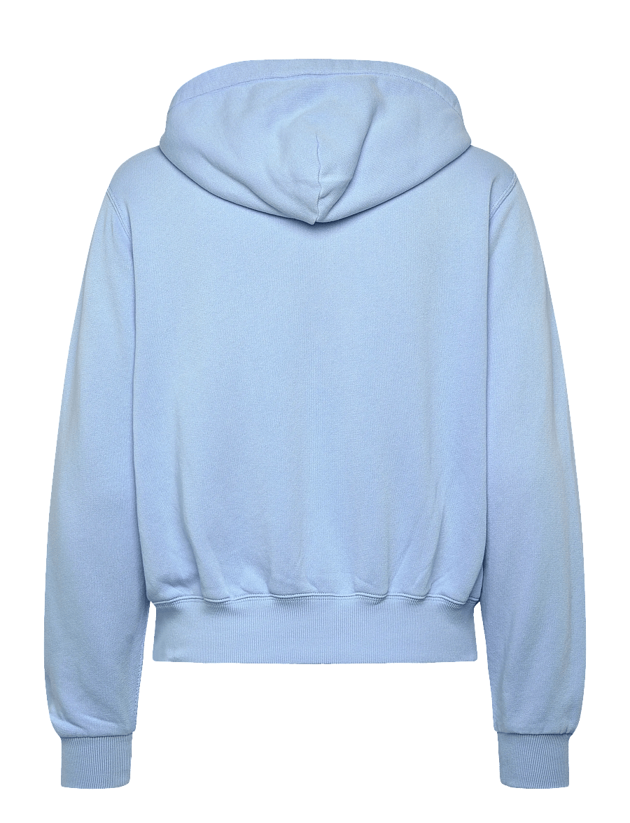 Polo Ralph Lauren - Lightweight Fleece Full-Zip Hoodie - sweatshirts & hættetrøjer - baby blue - 1