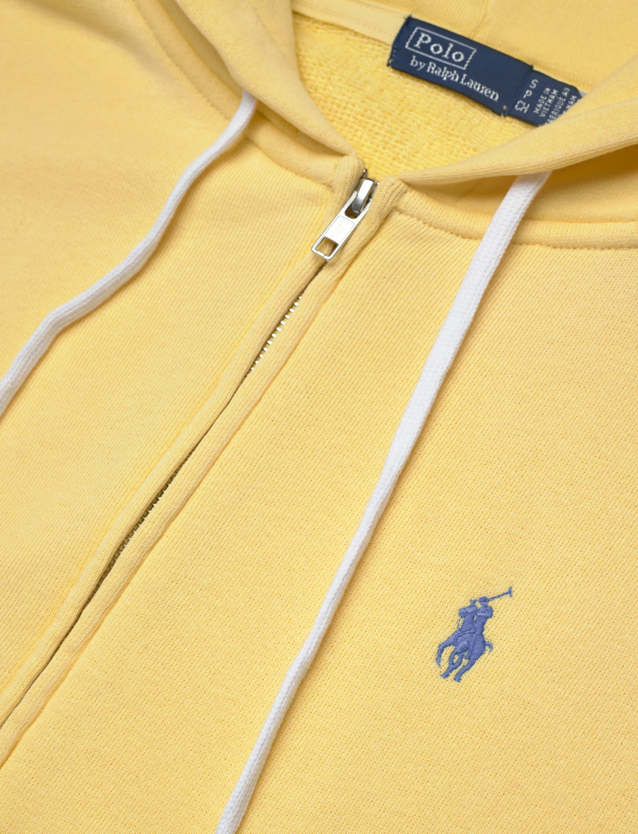 Polo Ralph Lauren - Lightweight Fleece Full-Zip Hoodie - sweatshirts & hættetrøjer - banana peel - 2