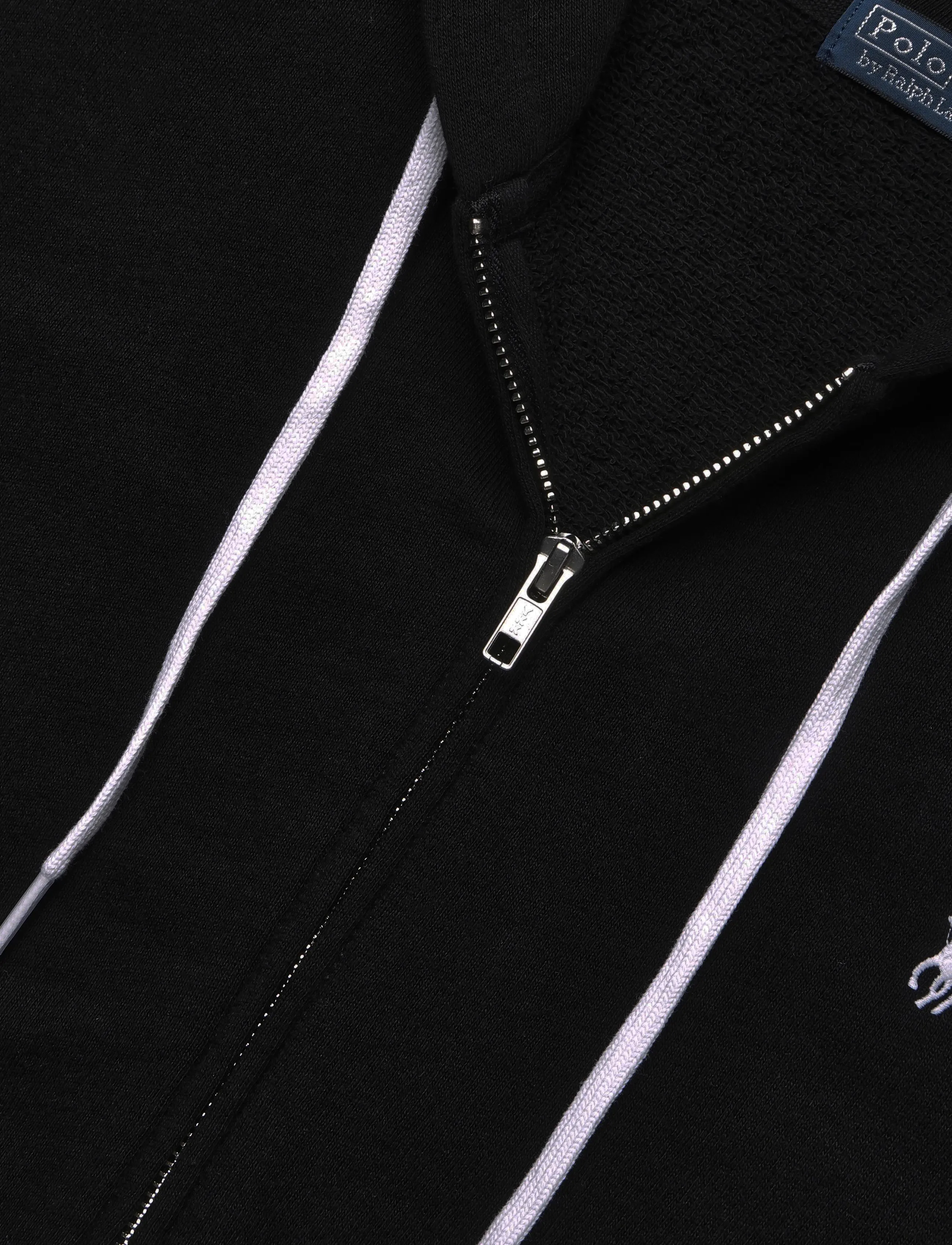 Polo Ralph Lauren - Lightweight Fleece Full-Zip Hoodie - kapuzenpullover - polo black - 2