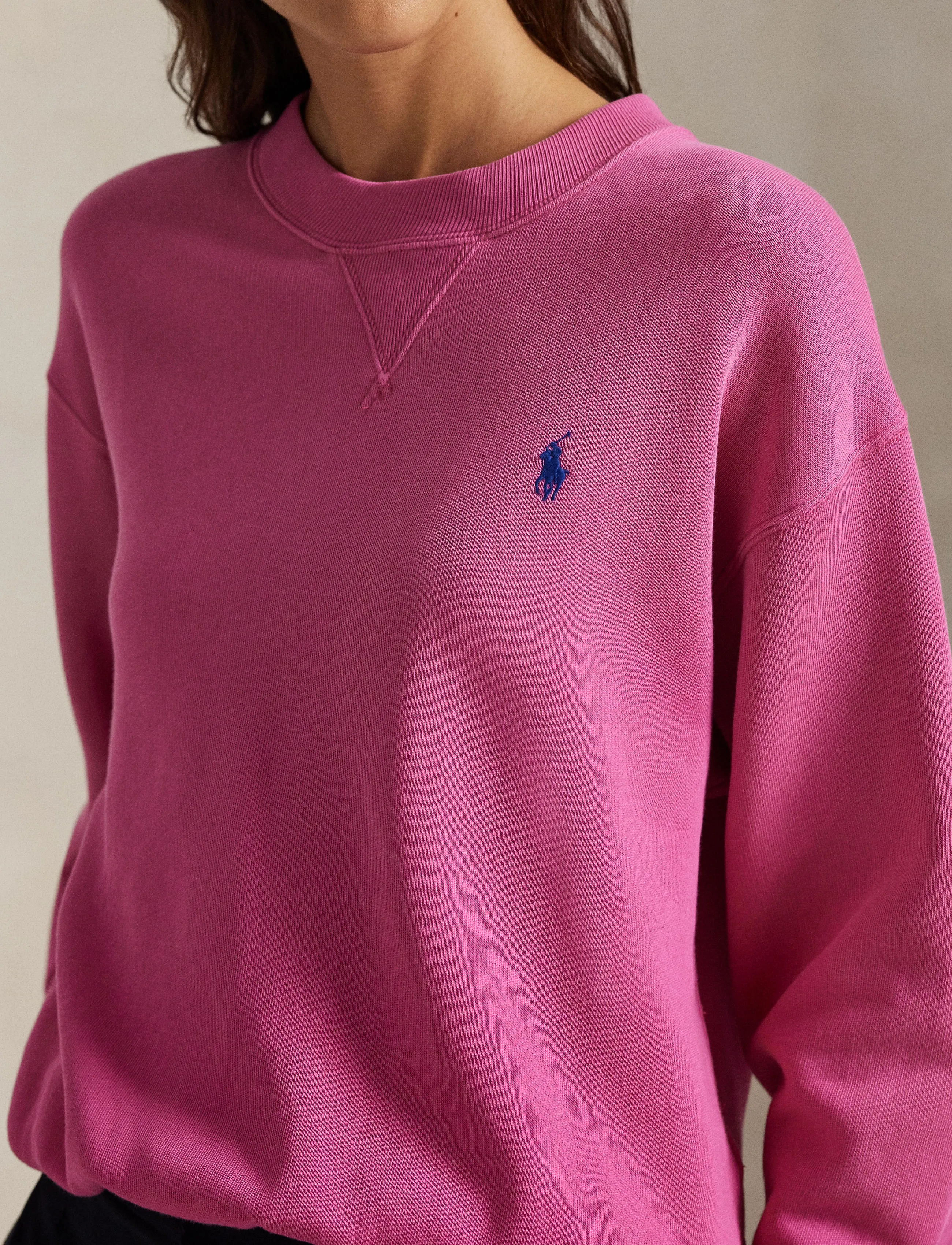 Polo Ralph Lauren - Fleece Crewneck - sweatshirts & hoodies - accent pink - 3