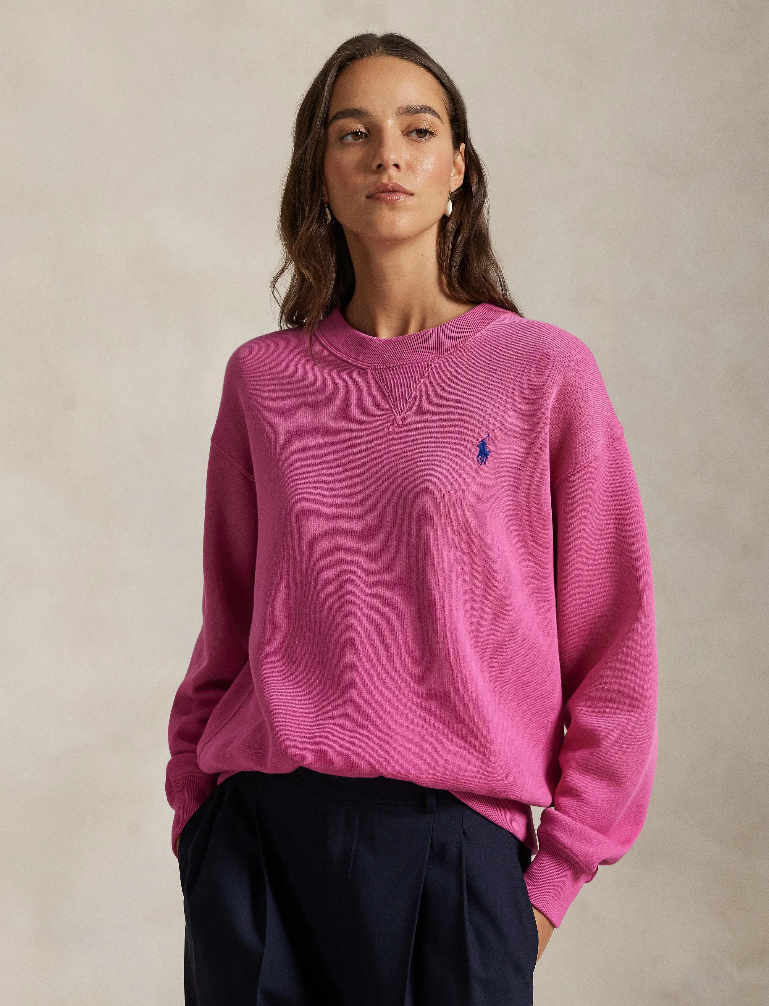 Polo Ralph Lauren - Fleece Crewneck - sweatshirts & hoodies - accent pink - 4