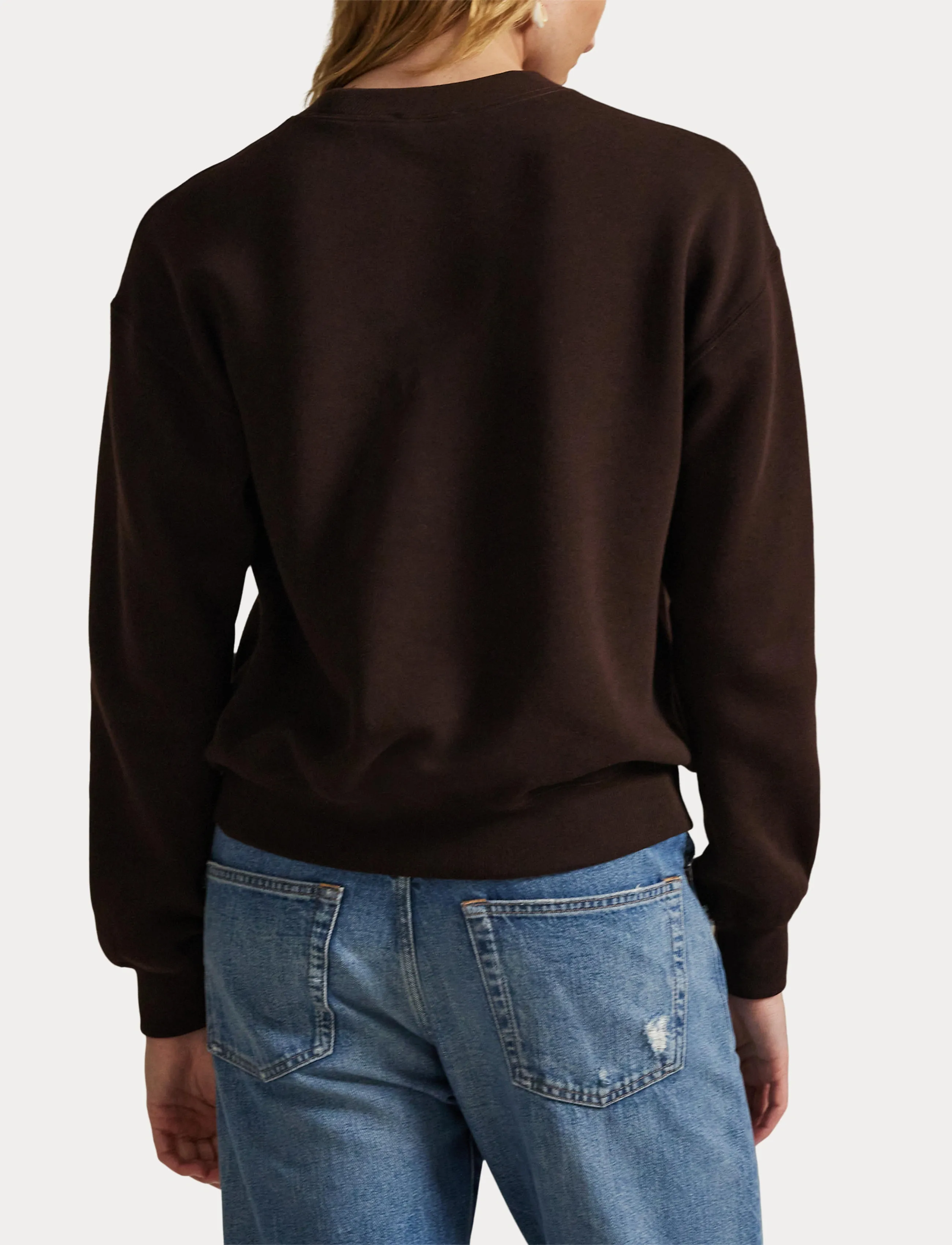 Polo Ralph Lauren Arctic Fleece-Knt-Sweatshirt dam – bild 6