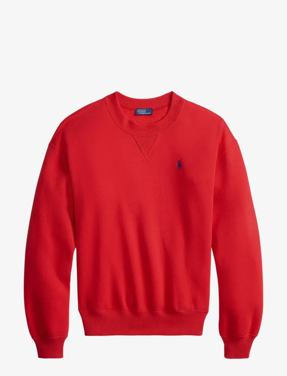 Polo Ralph Lauren - Fleece Crewneck - sweatshirts & hættetrøjer - deep orangey red - 1