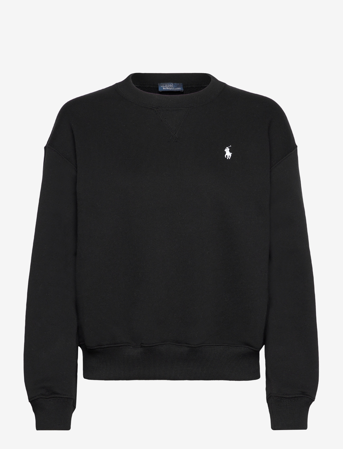 Polo Ralph Lauren - ARCTIC FLEECE-KNT-SWEATSHIRT - dressipluusid ja kapuutsiga dressipluusid - polo black - 0
