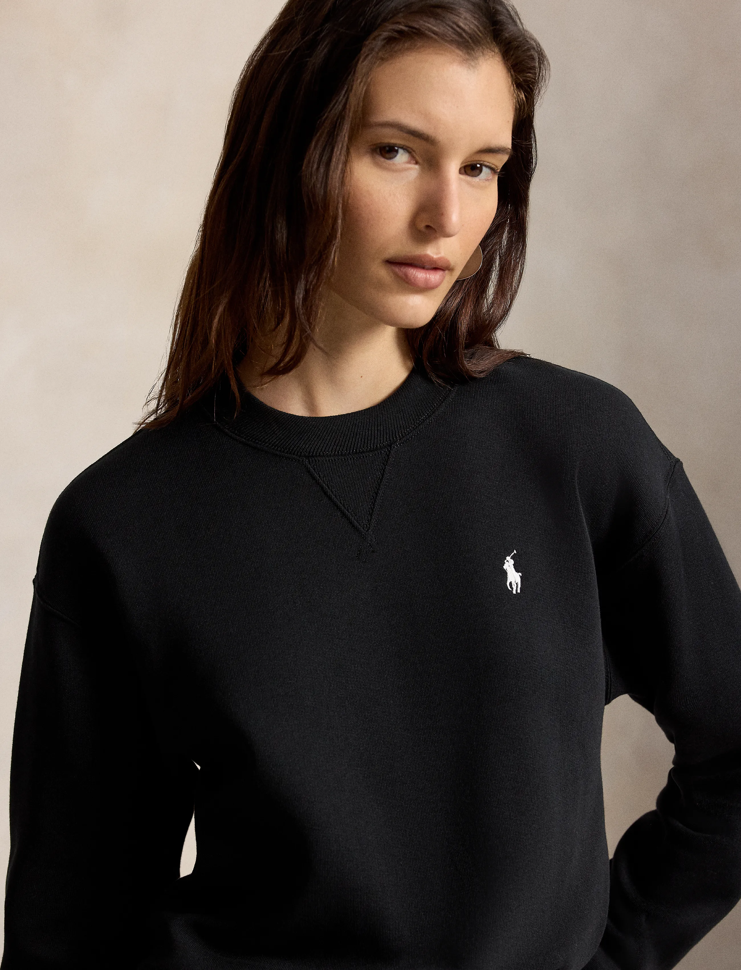 Polo Ralph Lauren Fleece Crewneck - Ralph Lauren - POLO BLACK / black