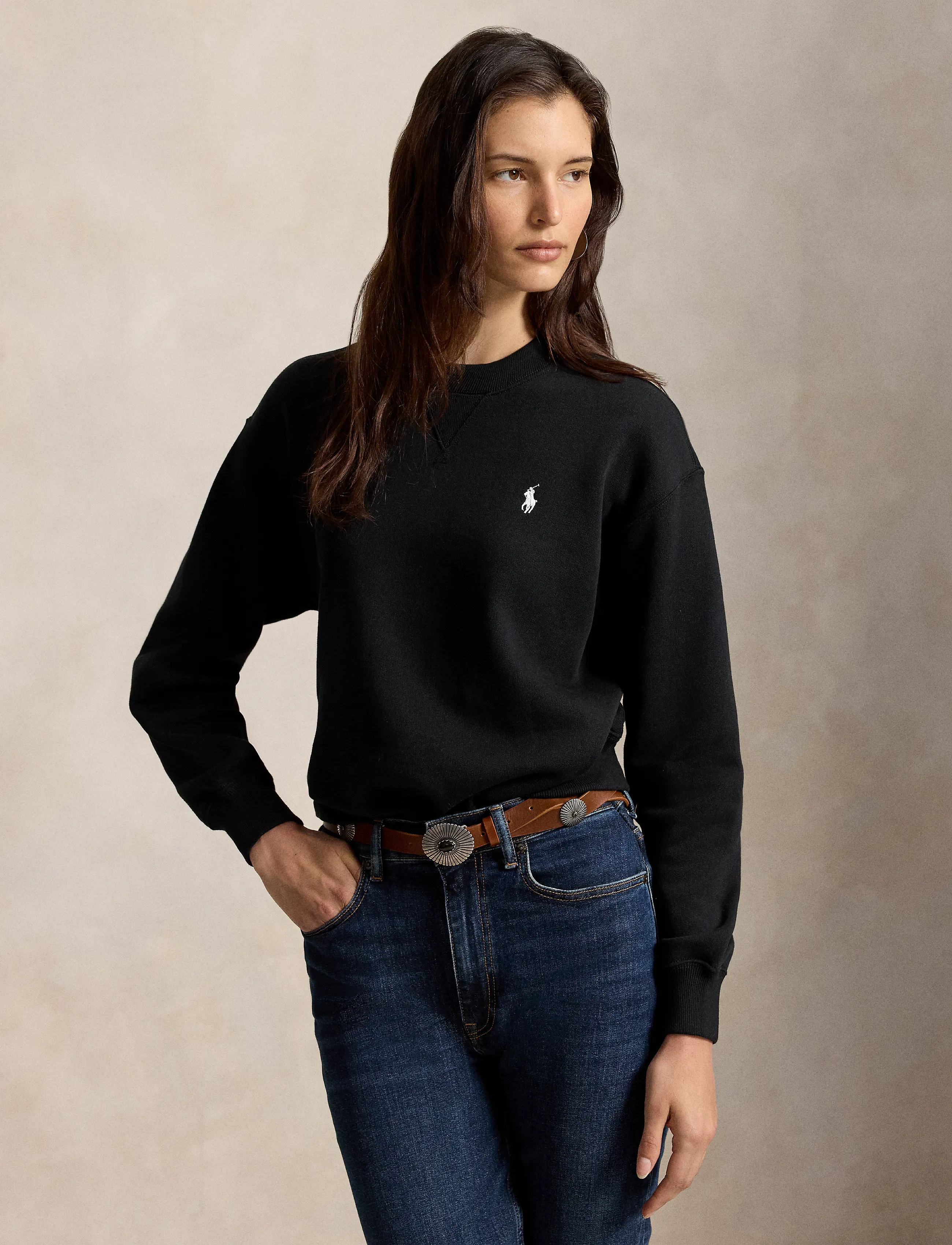 Polo Ralph Lauren Fleece Crewneck - Ralph Lauren - POLO BLACK / black