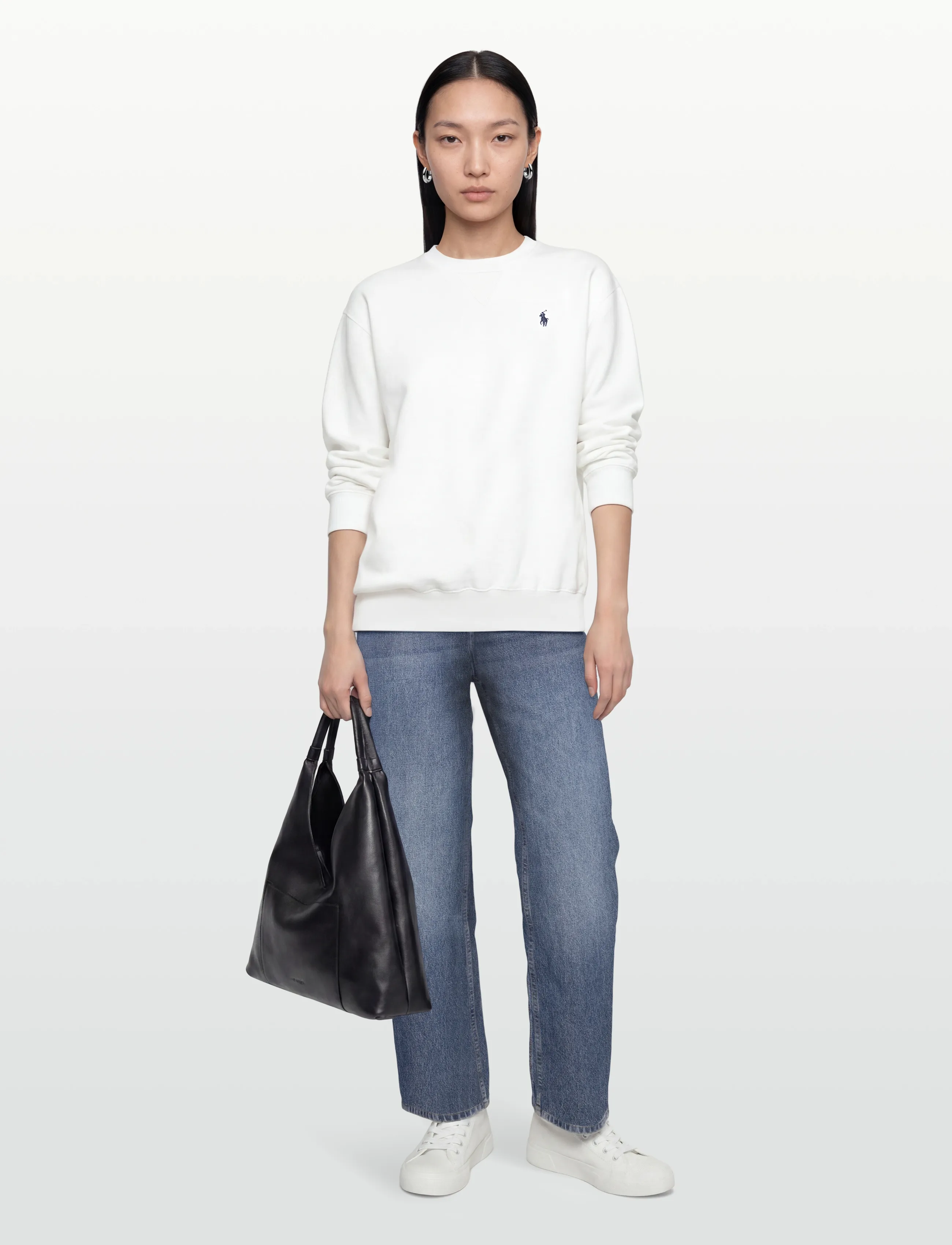Polo Ralph Lauren Fleece Crewneck - Ralph Lauren - WHITE / white