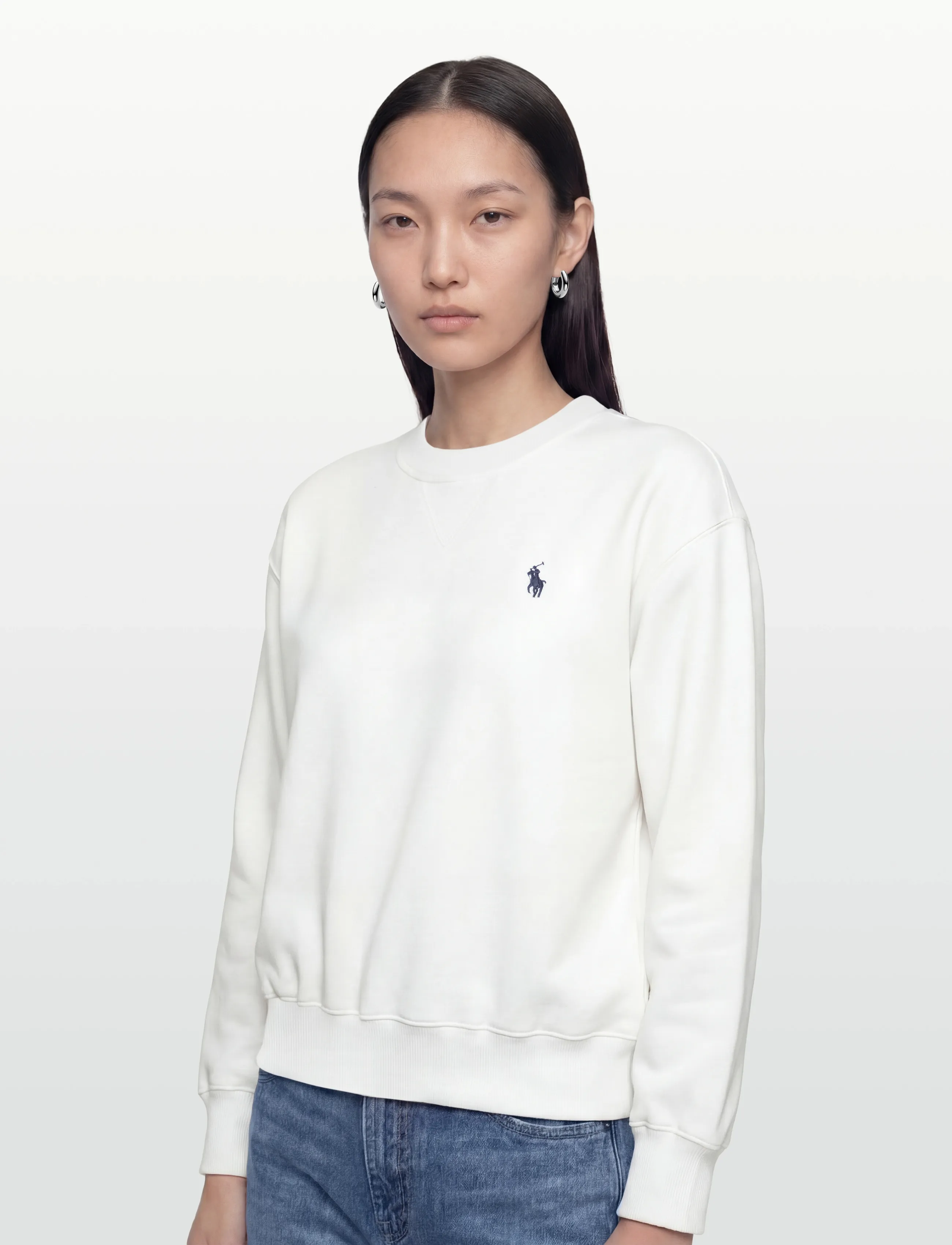 Polo Ralph Lauren - Fleece Crewneck - sweatshirts et sweats à capuche - white - 3