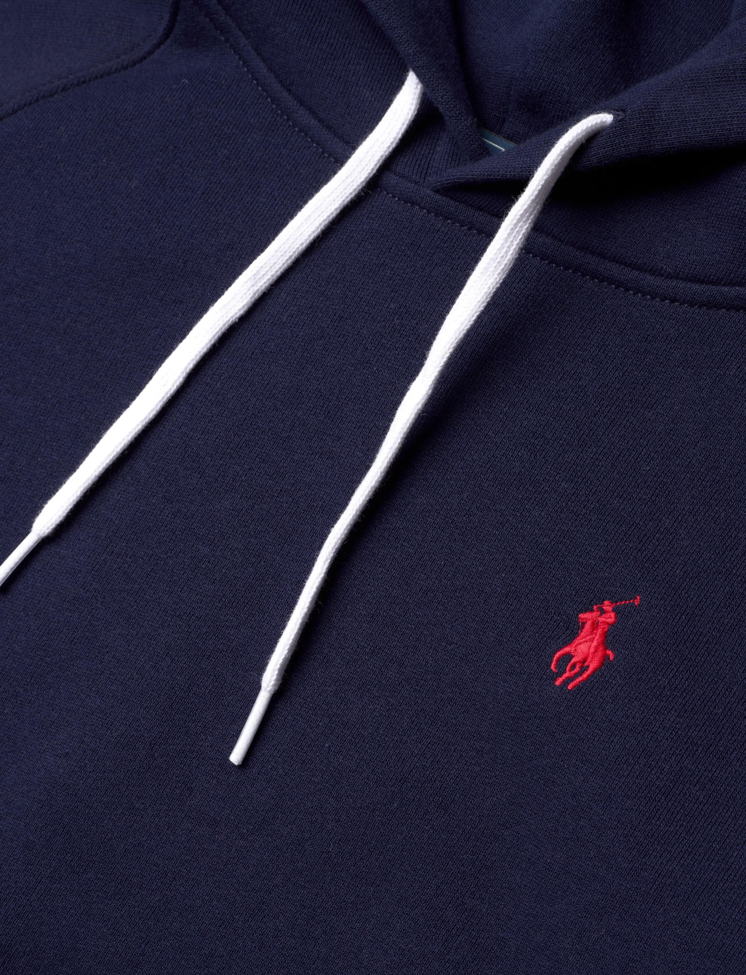 Polo Ralph Lauren - Shrunken Fit Fleece Hoodie - sweatshirts & hættetrøjer - cruise navy - 2