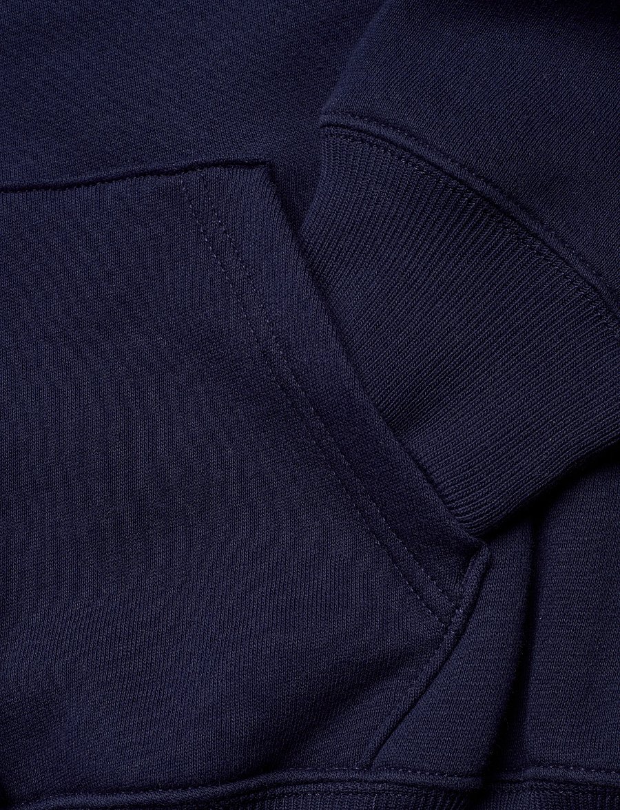 Polo Ralph Lauren - Shrunken Fit Fleece Hoodie - sweatshirts & hættetrøjer - cruise navy - 3