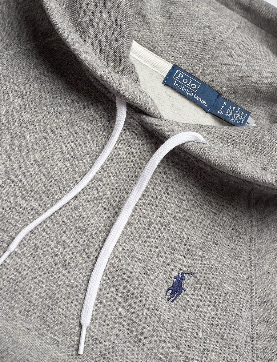 Polo Ralph Lauren - Shrunken Fit Fleece Hoodie - sweatshirts & hættetrøjer - dark vintage heat - 2