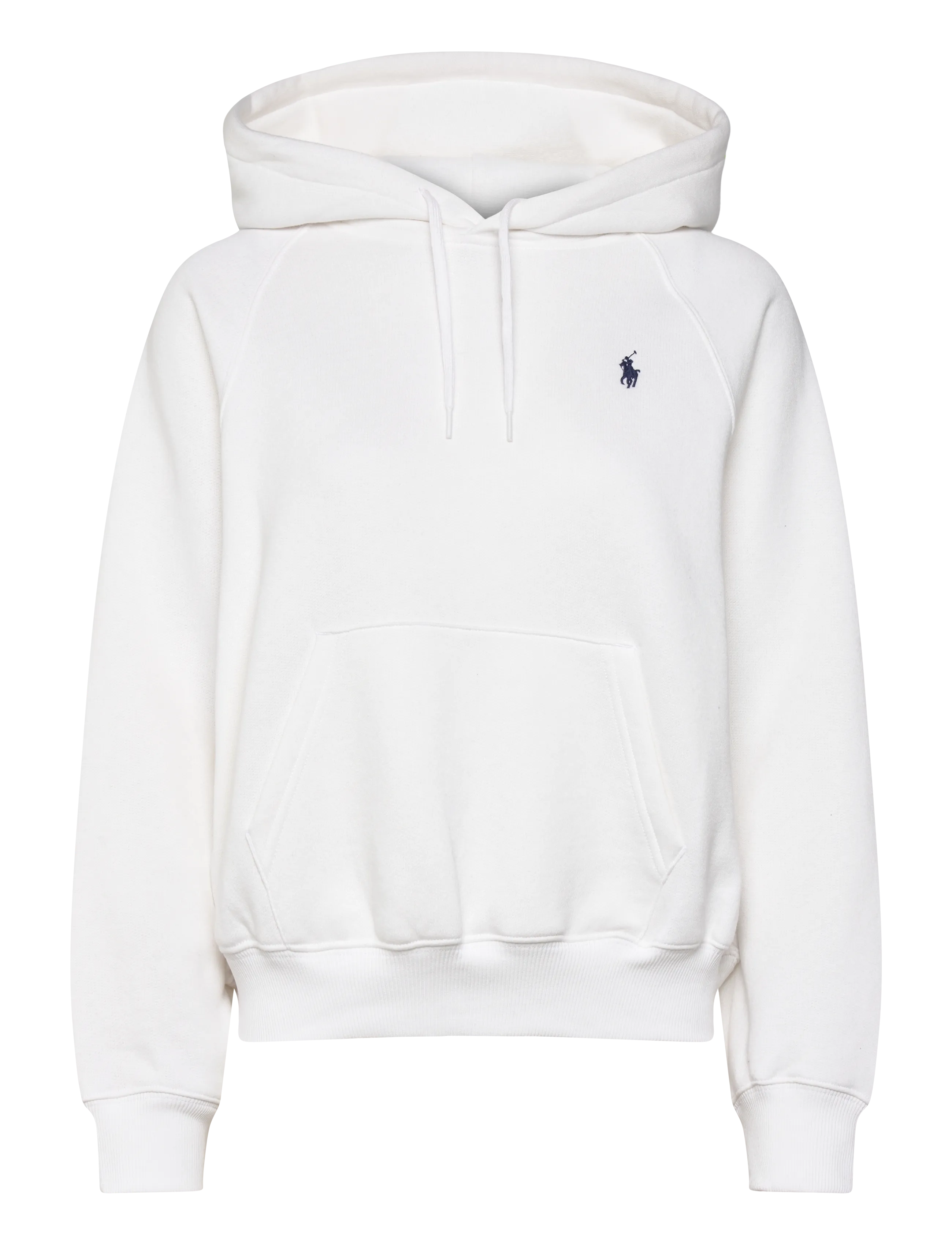 Polo Ralph Lauren Shrunken Fit Fleece Hoodie - Džemperiai - WHITE / white